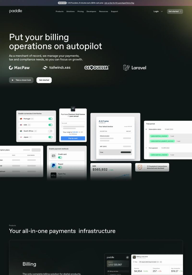 ProfitWell screenshot