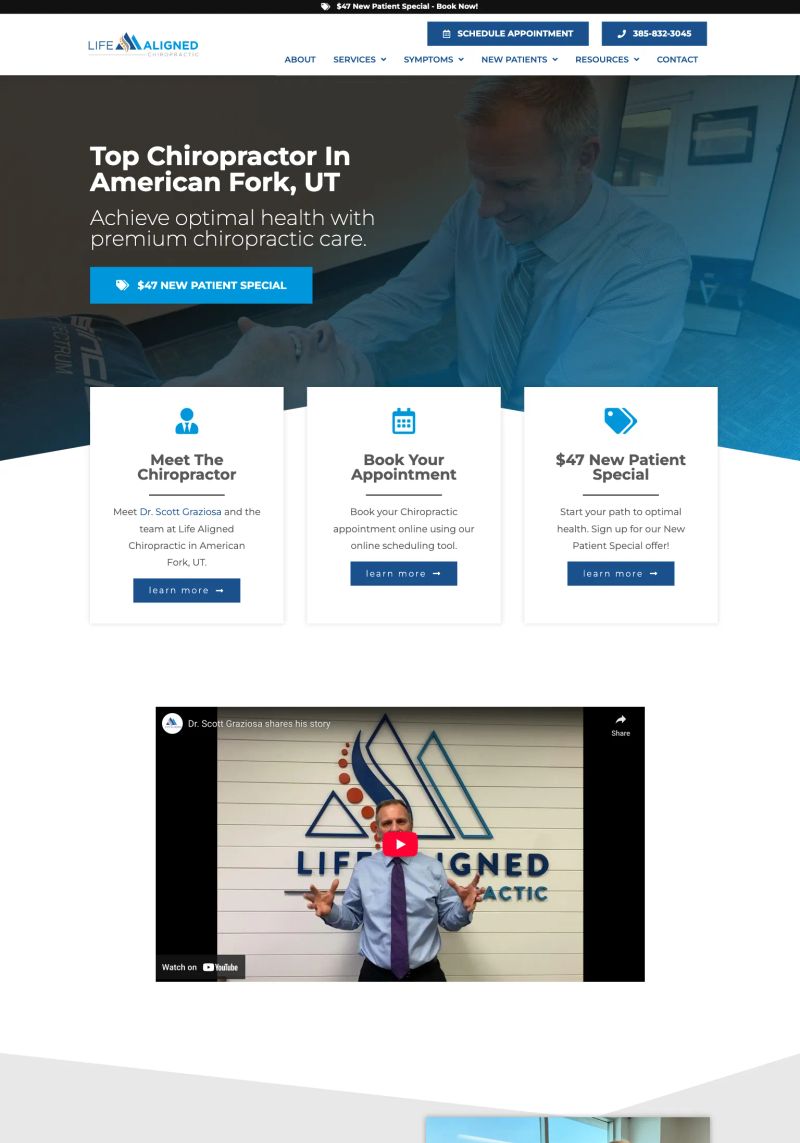 Life Aligned Chiropractic screenshot