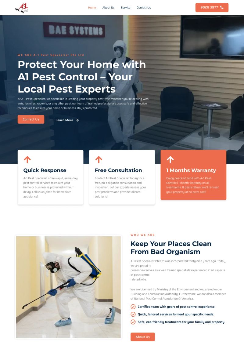 A-1 Pest Specialist screenshot