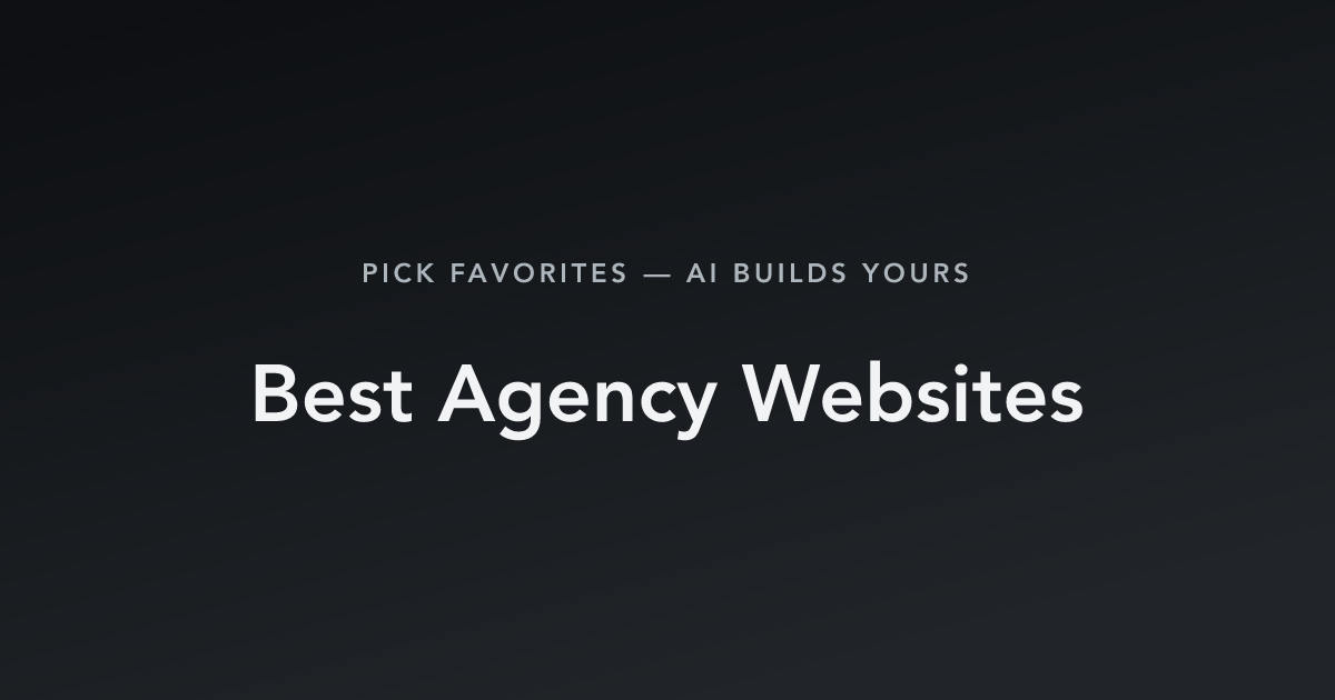 Best Agency Websites with count