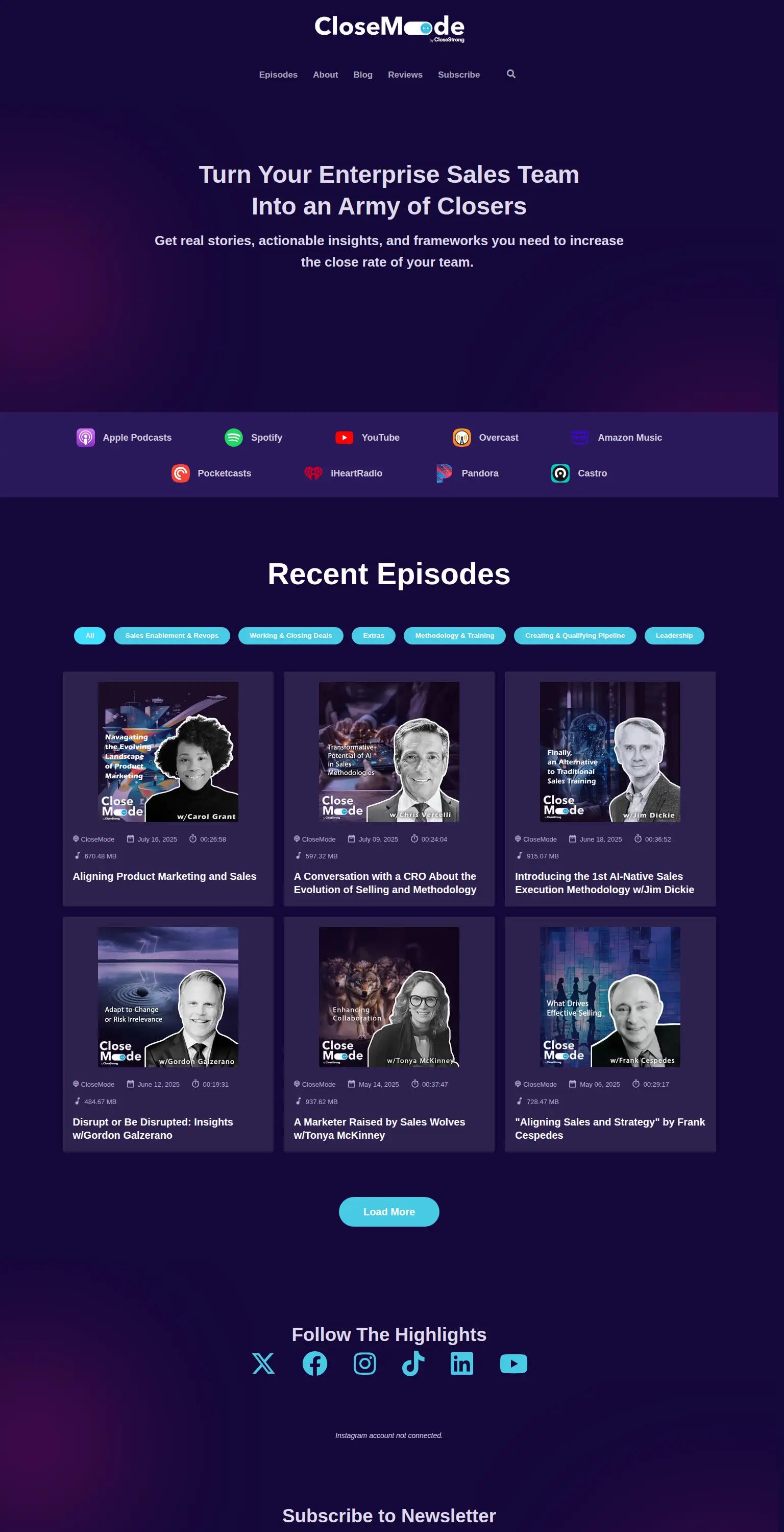 Closemode screenshot