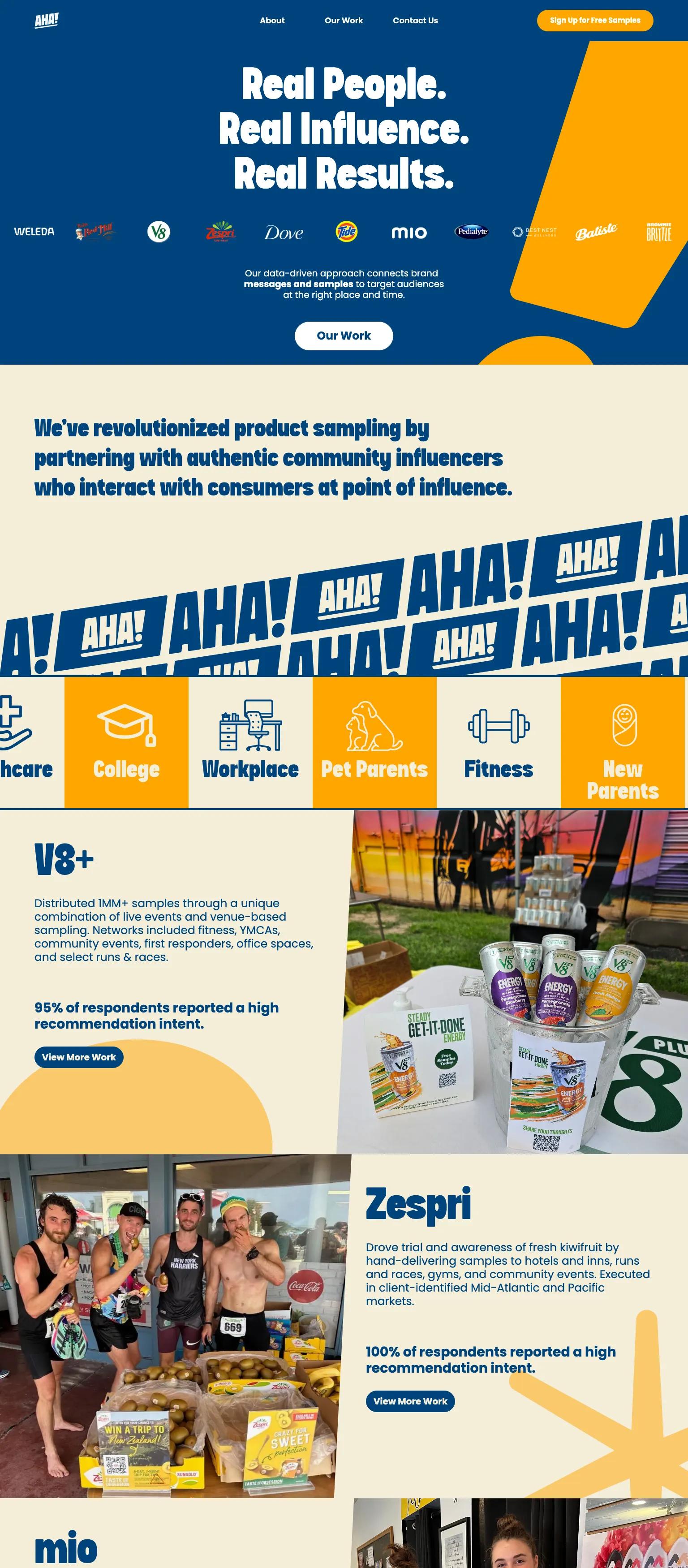 AHA Marketing screenshot