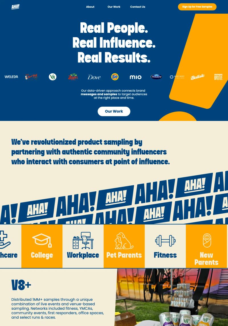 AHA Marketing screenshot