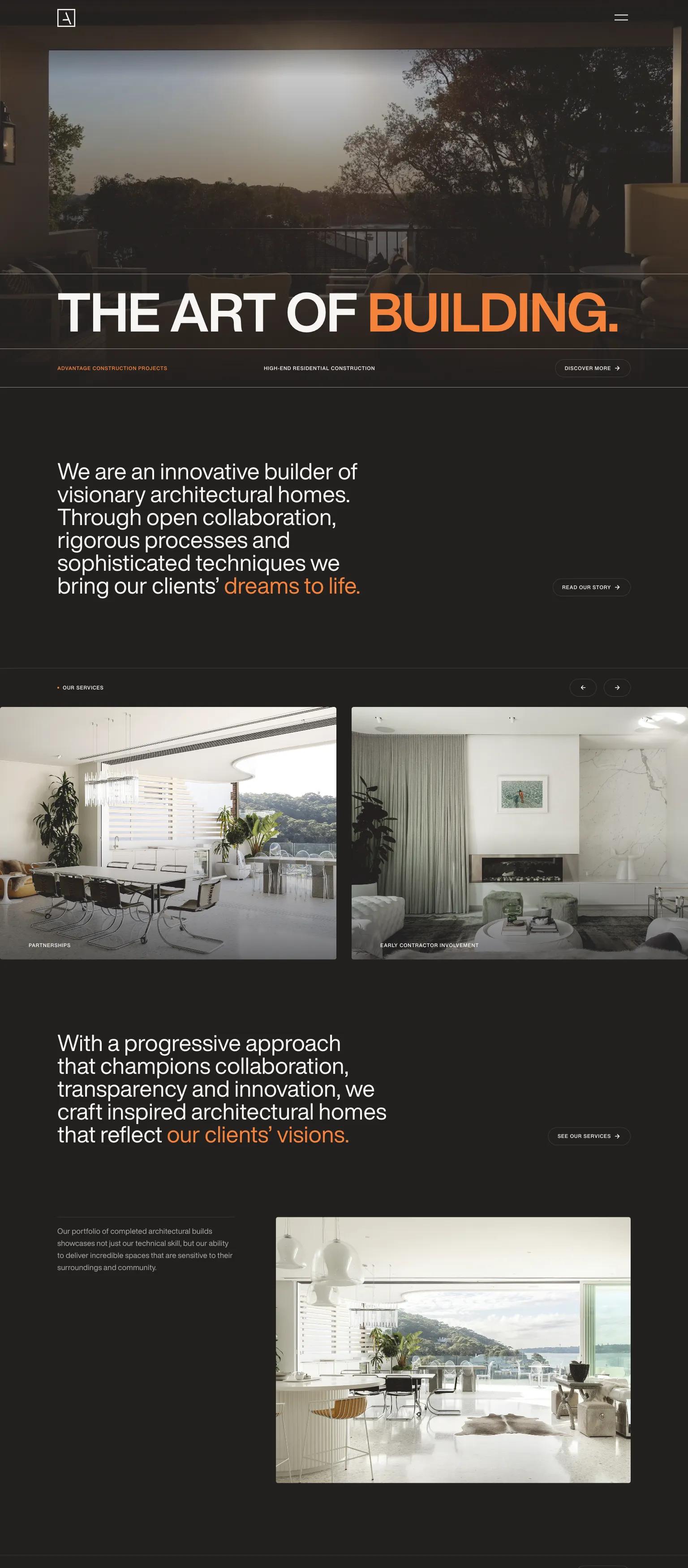 Advantage Constructions screenshot