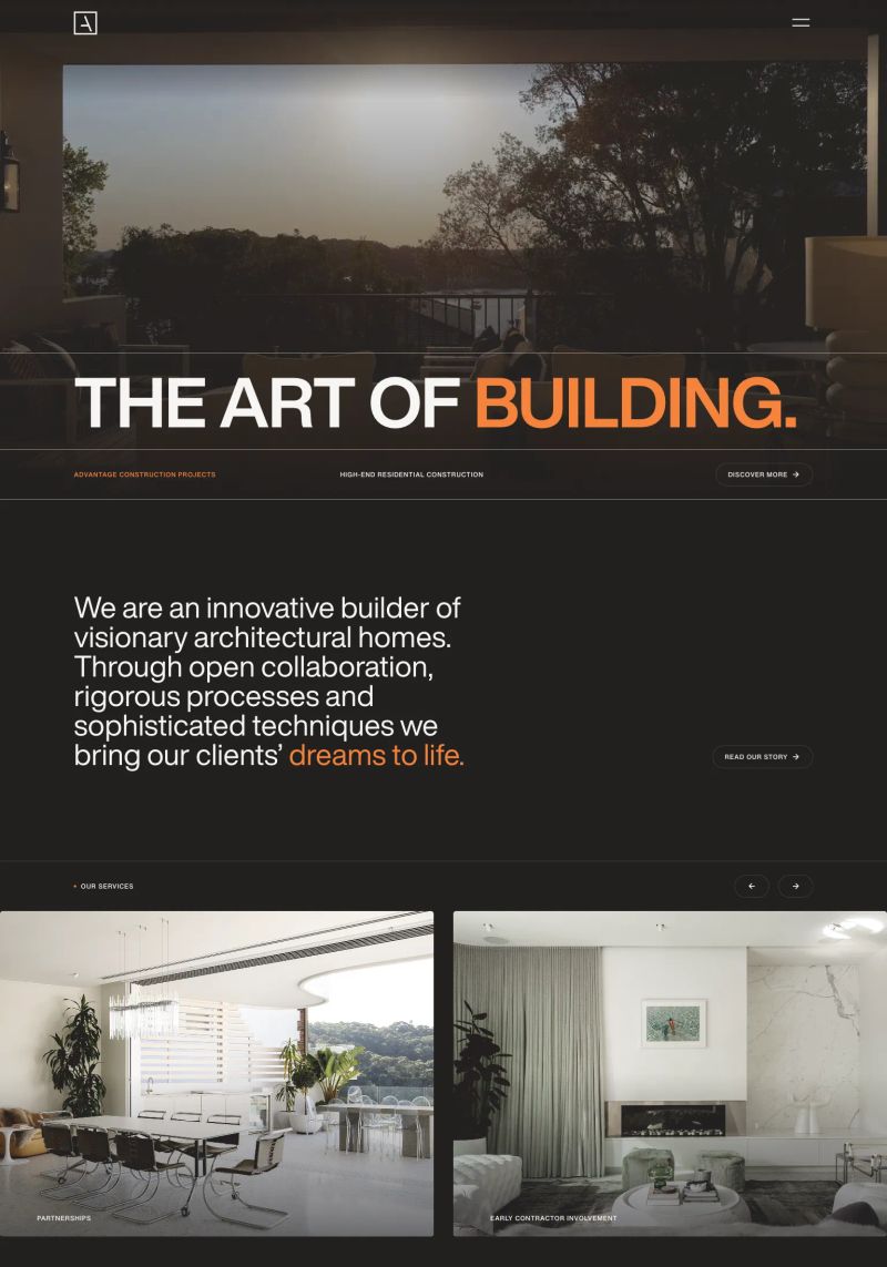 Advantage Constructions screenshot