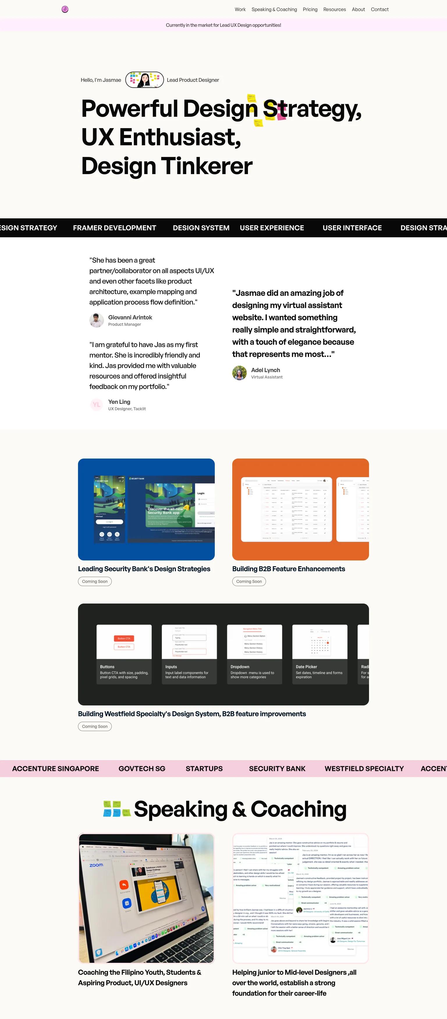 Jasmae Design screenshot