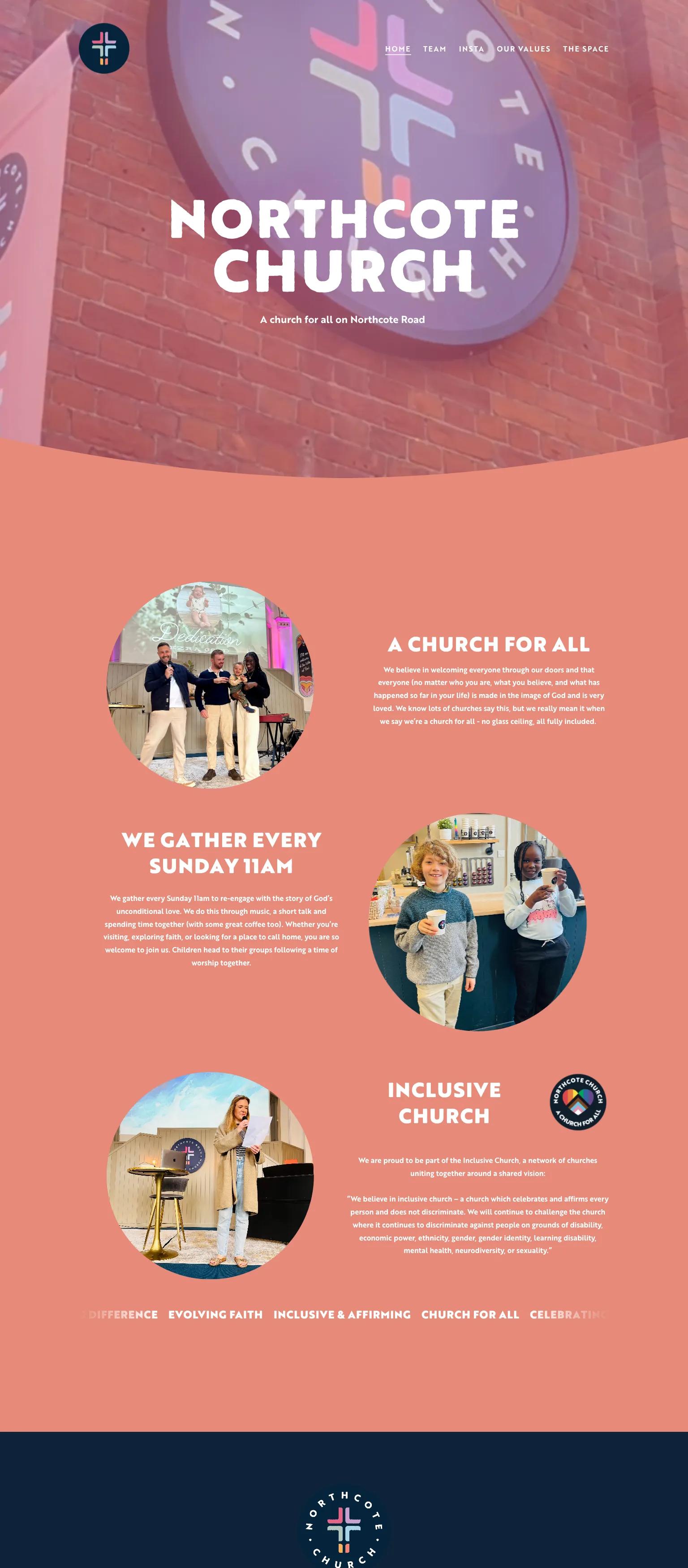 Northcote Road Baptist Church screenshot