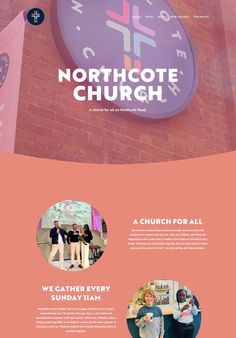 Northcote Road Baptist Church screenshot