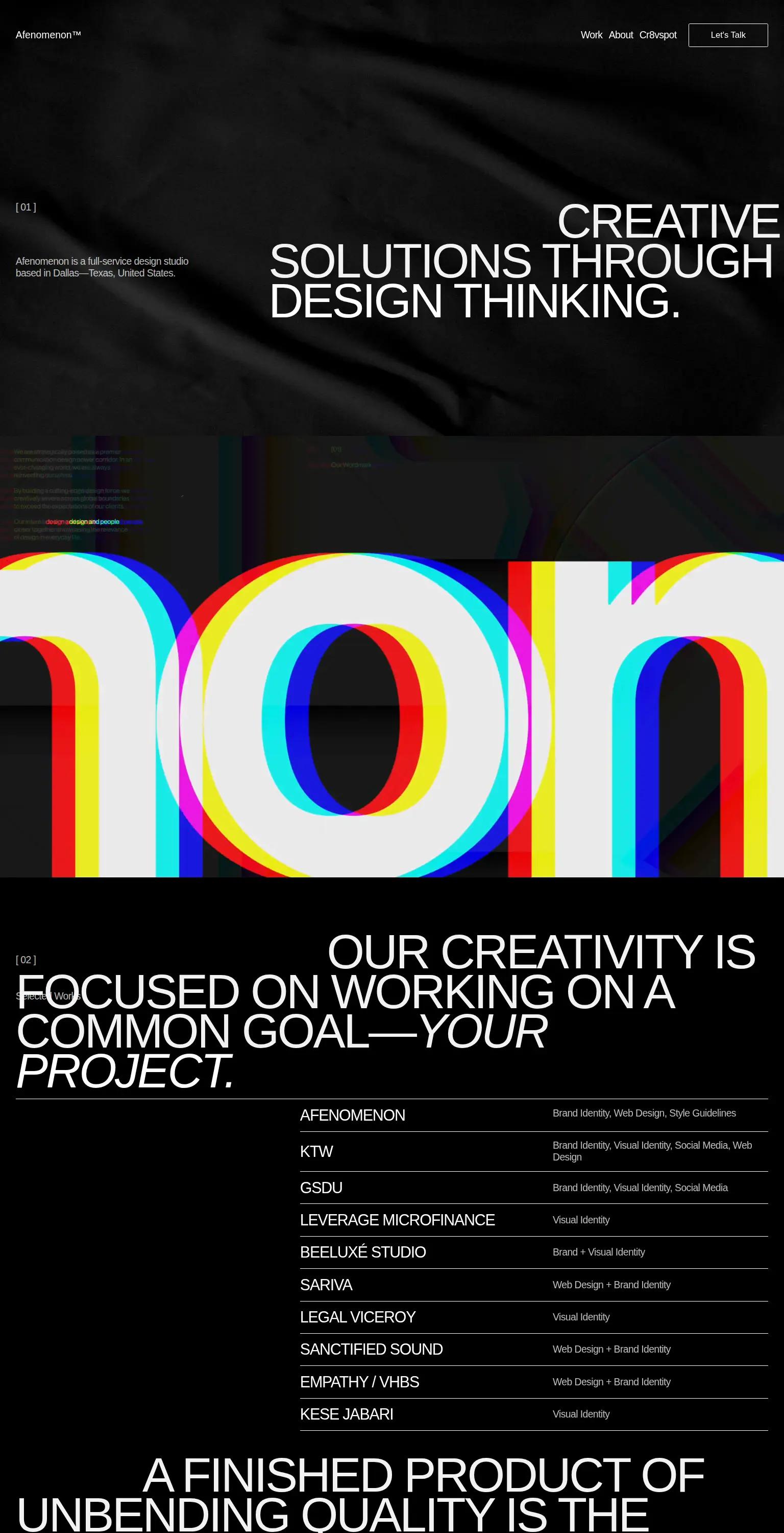 Afenomenon screenshot