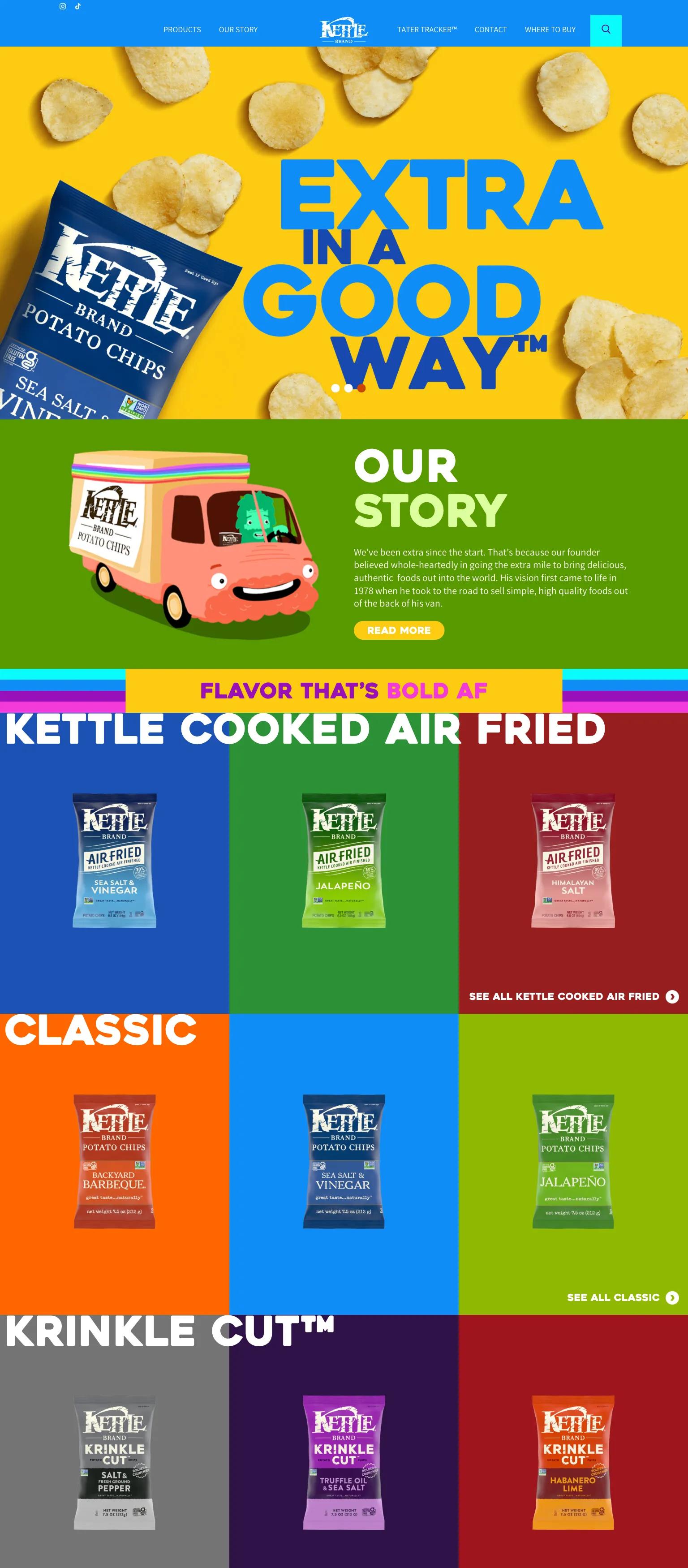 Kettle Brand screenshot