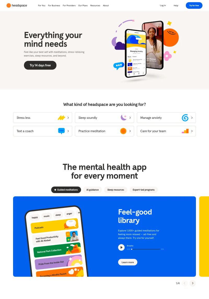 Headspace screenshot