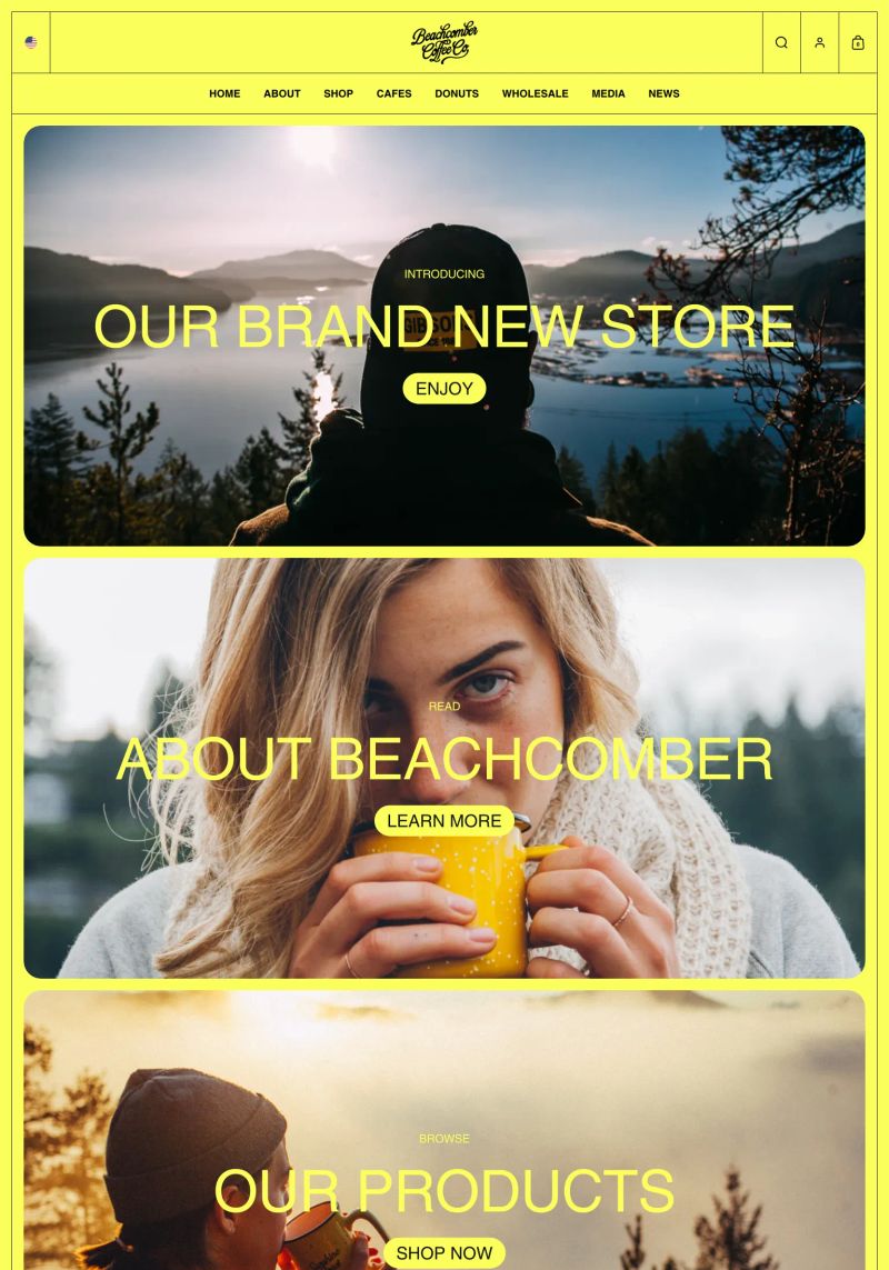 Beachcomber Coffee screenshot