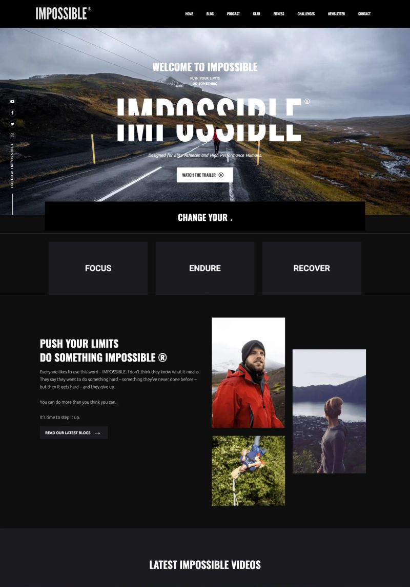 IMPOSSIBLE (Fitness Content) screenshot