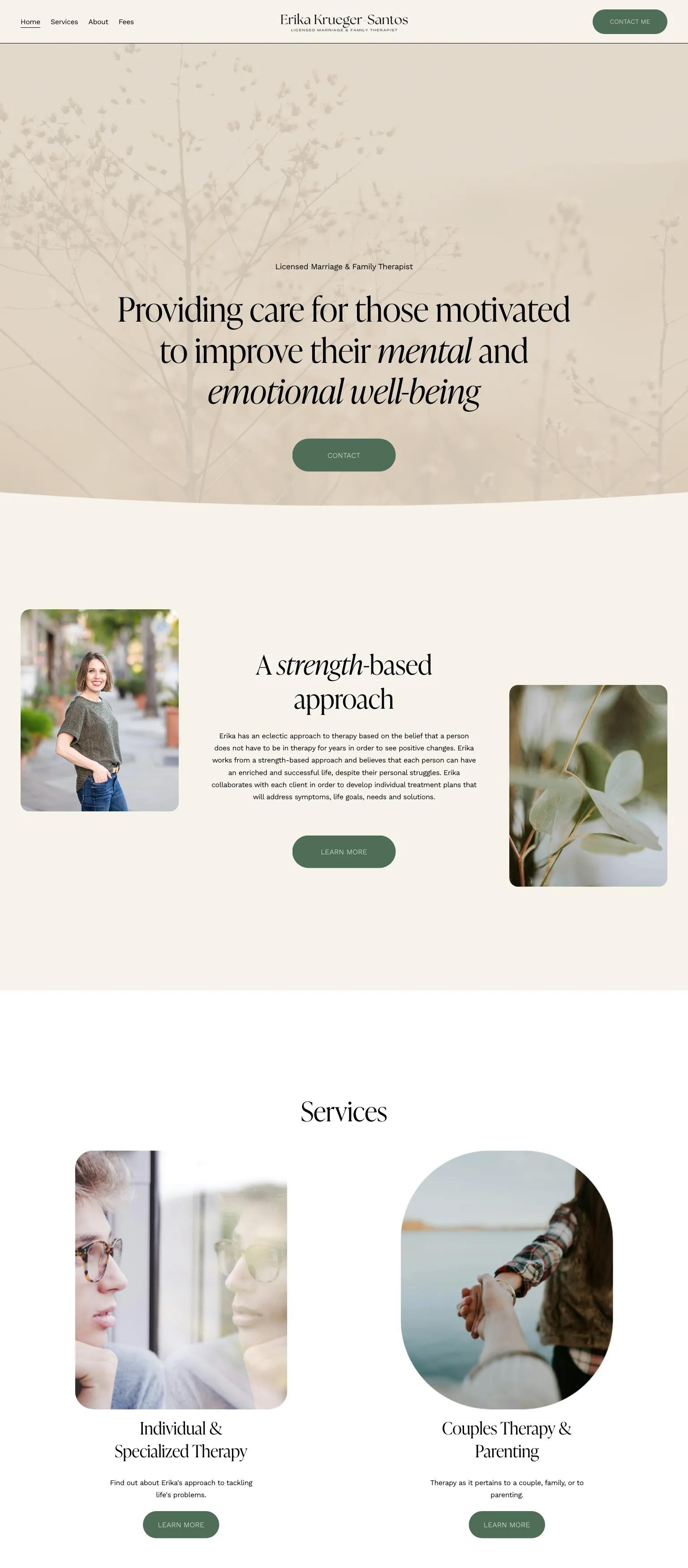 Erika Rueger MFT screenshot