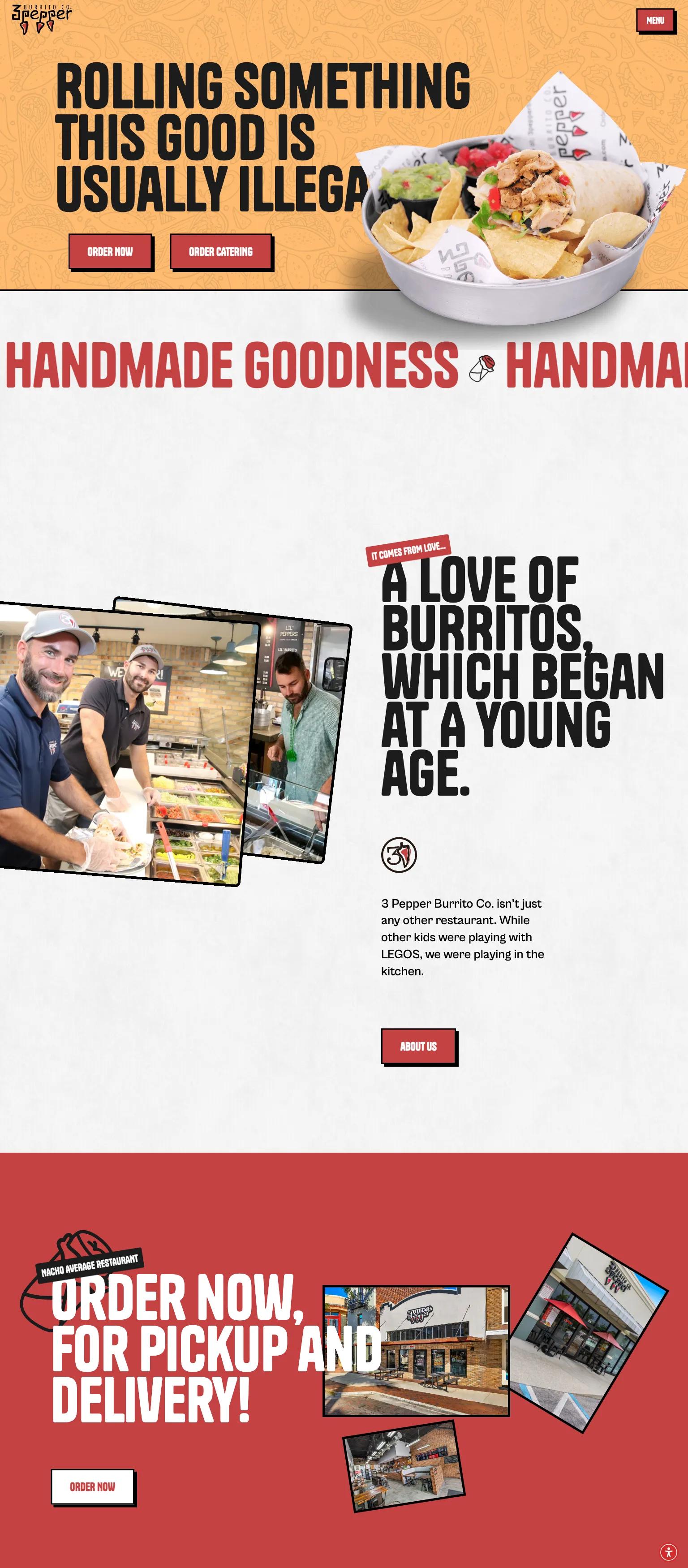 3 Pepper Burrito Co. screenshot