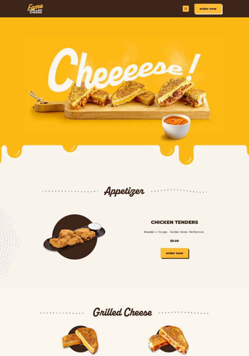Fame Grilled Cheese screenshot