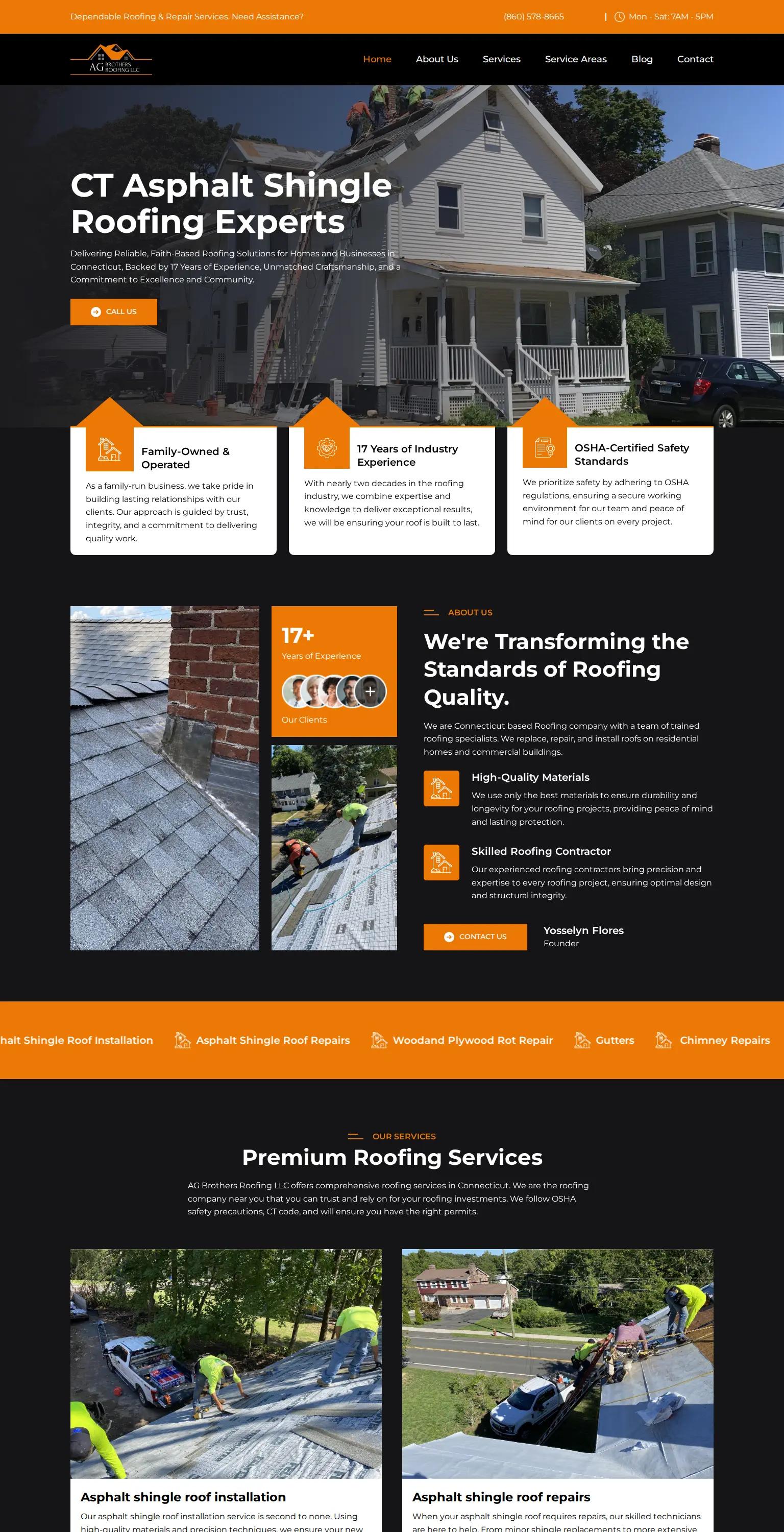 AG Brothers Roofing screenshot