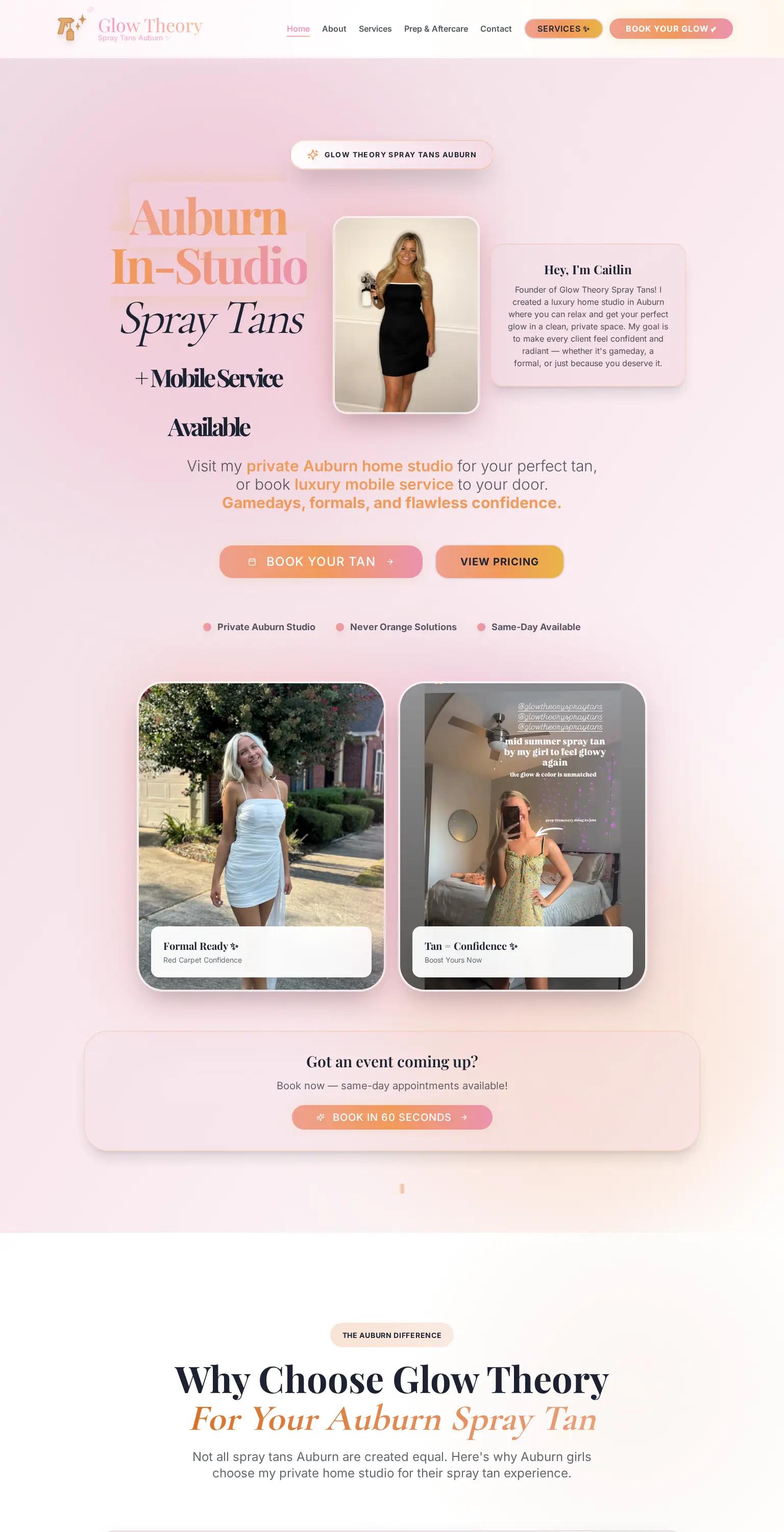 Glow Theory Spray Tans screenshot