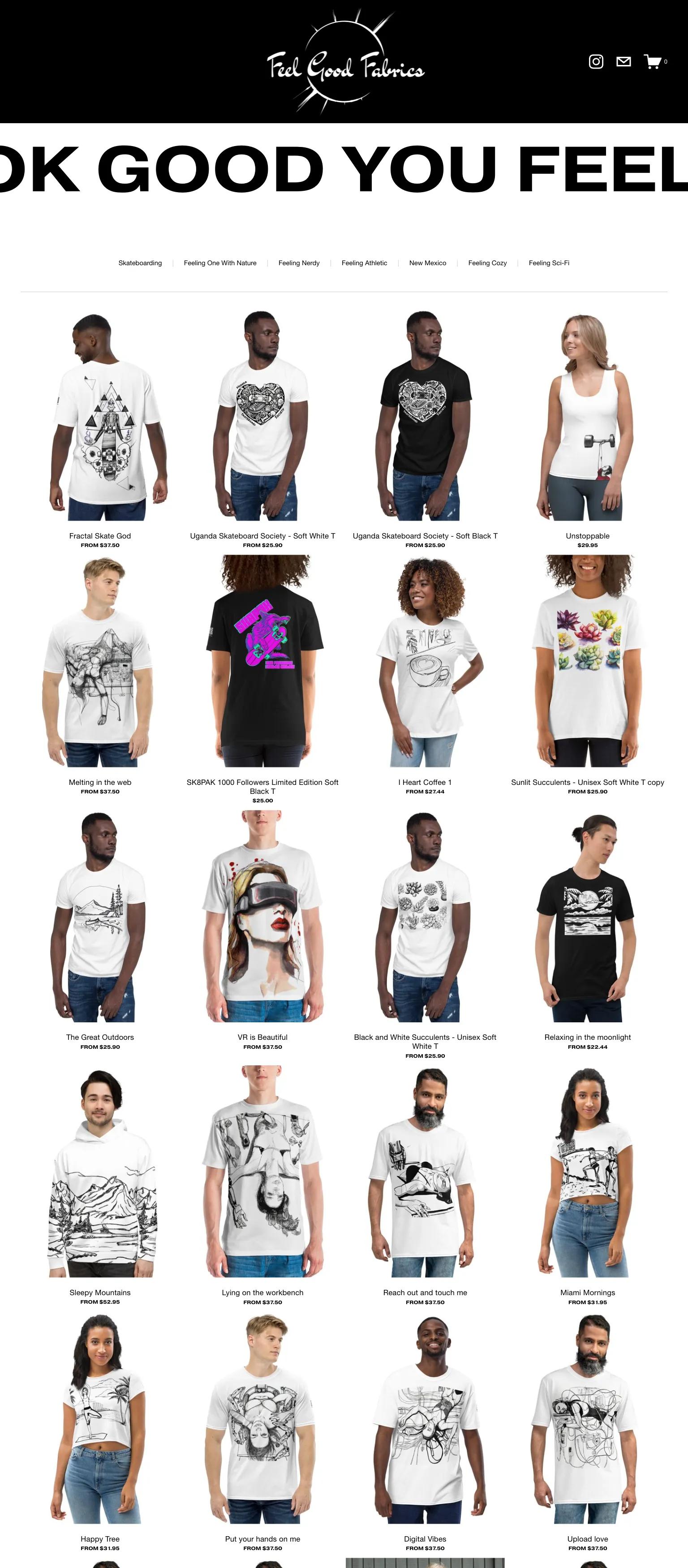 Feel Good Fabrics screenshot