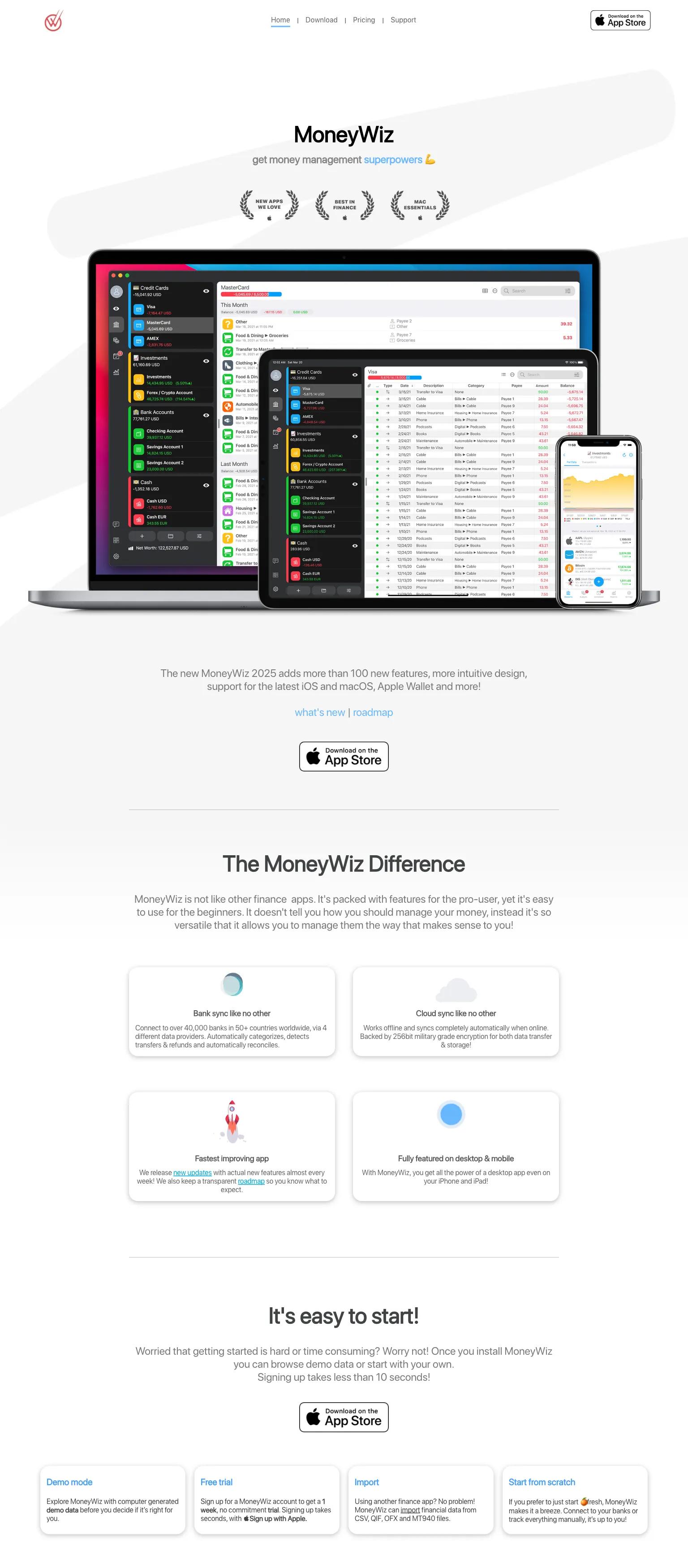 MoneyWiz screenshot