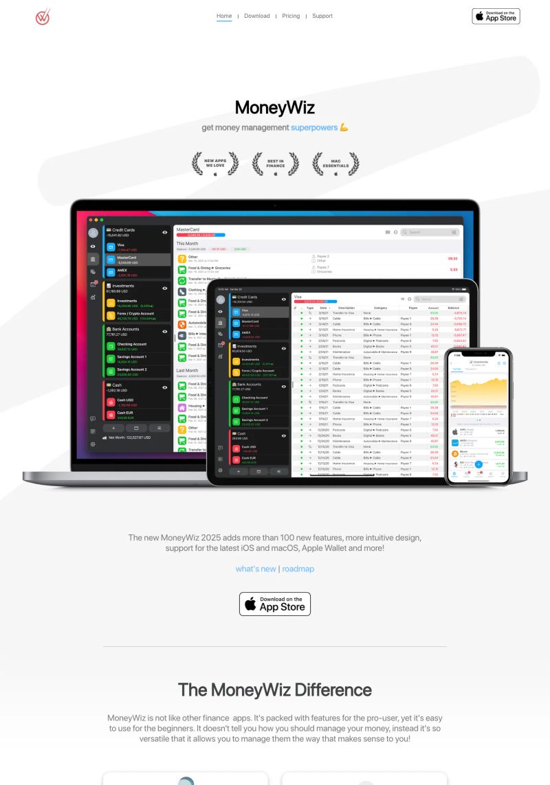 MoneyWiz screenshot