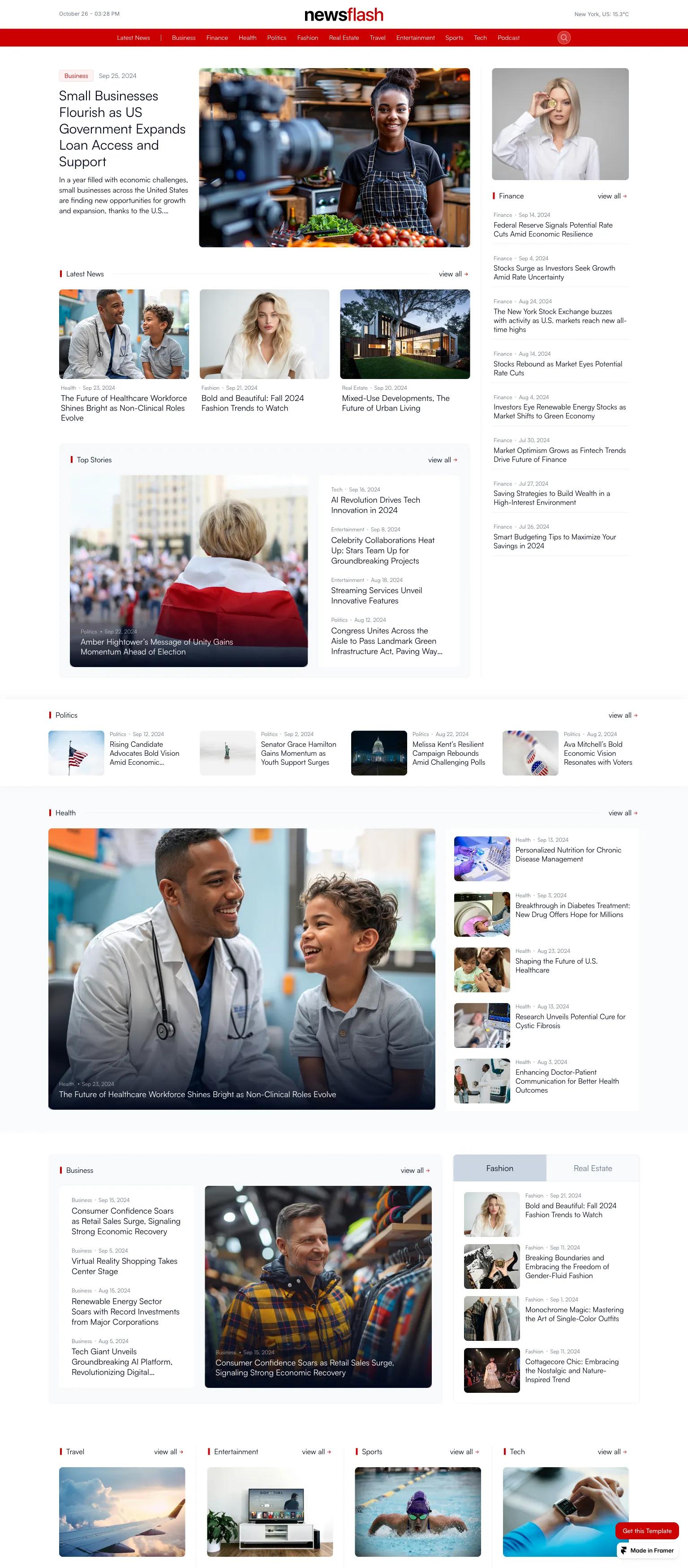 Newsflash screenshot