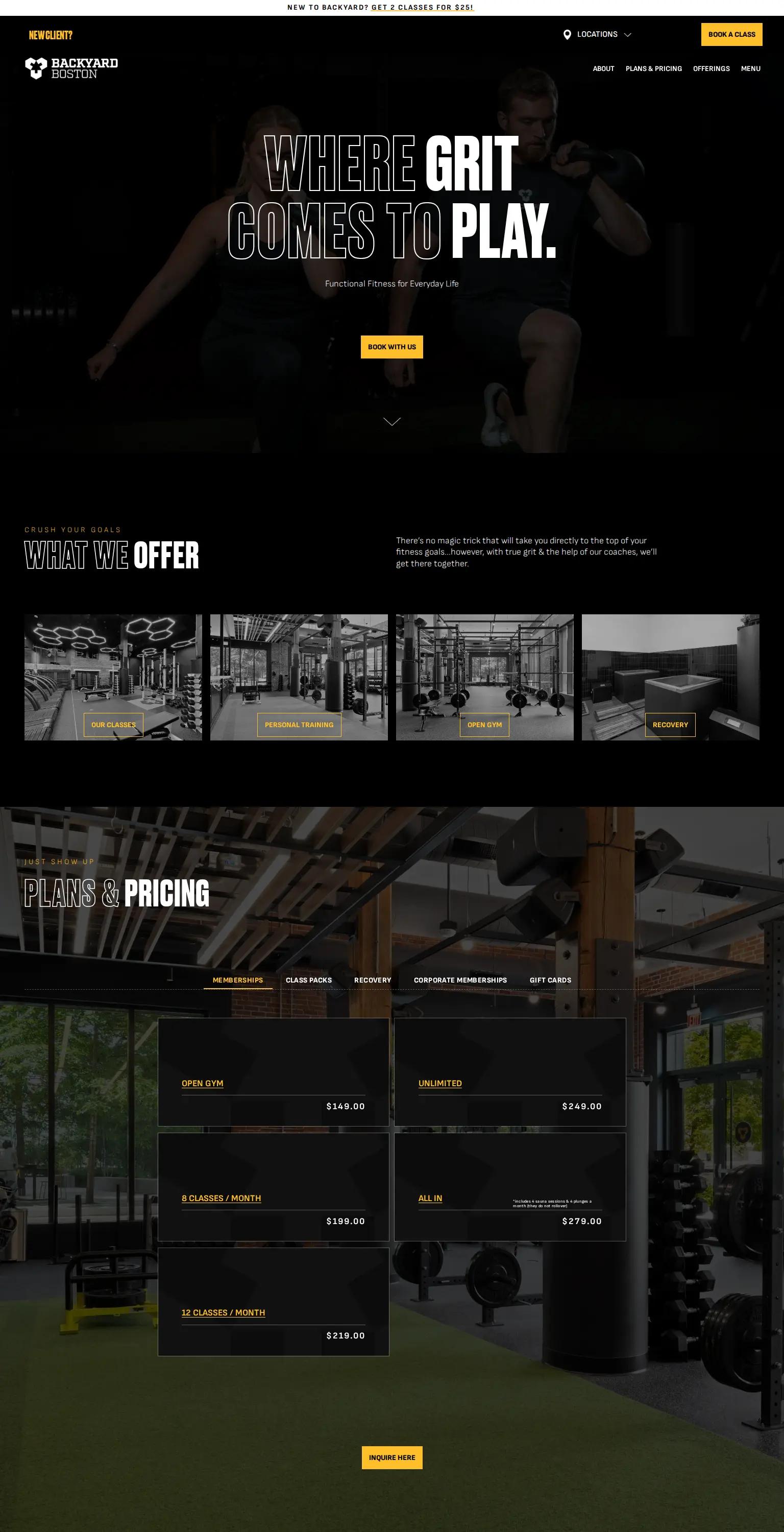 Backyard Boston Gym & Fitness Community screenshot