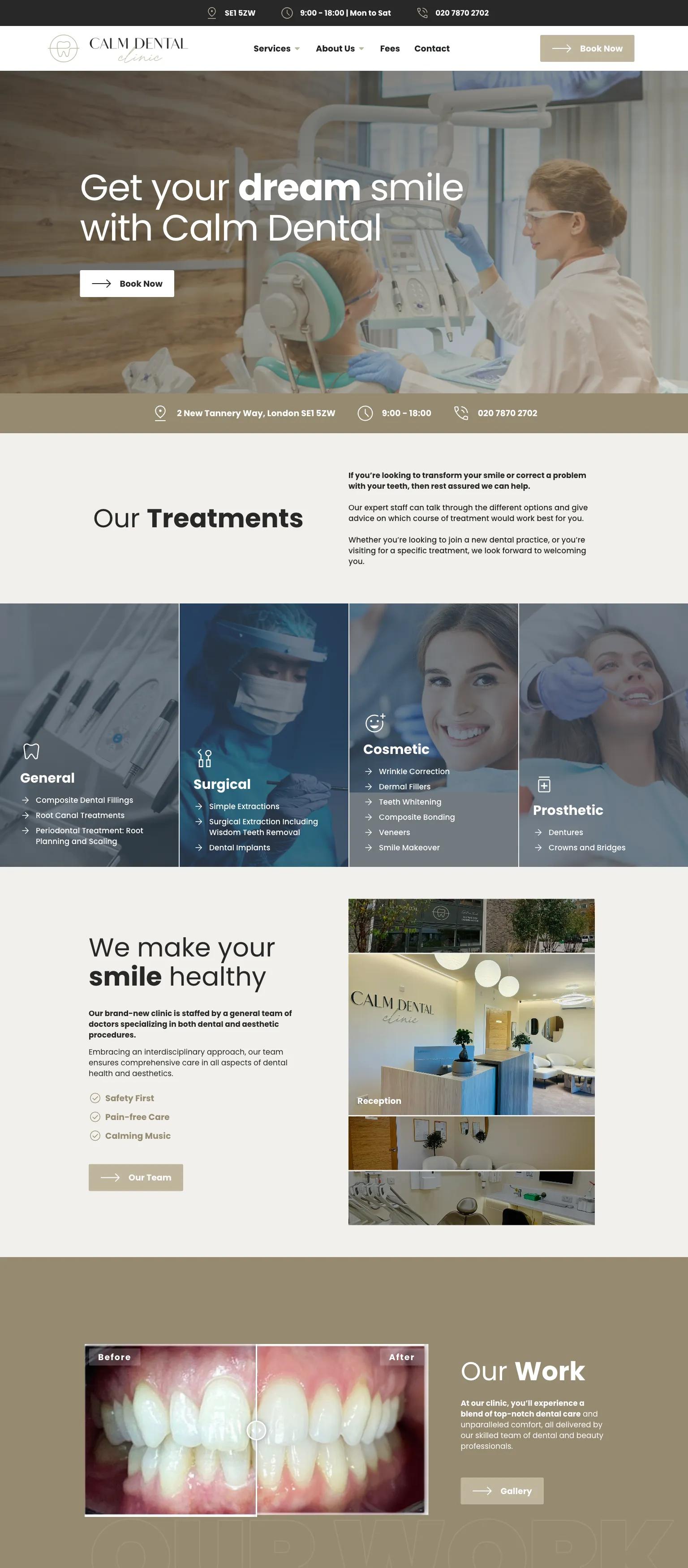 Calm Dental screenshot