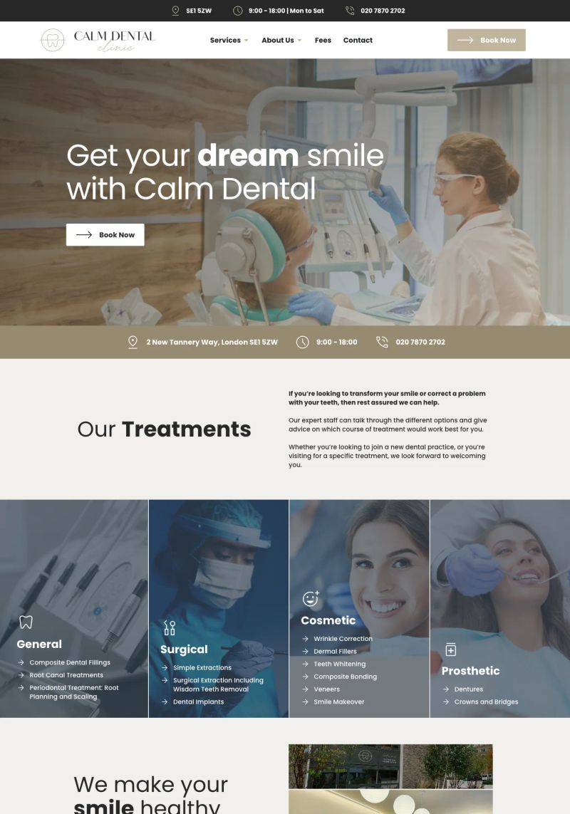 Calm Dental screenshot