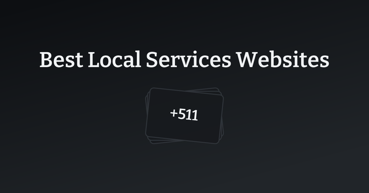 Best Local Services Websites with count