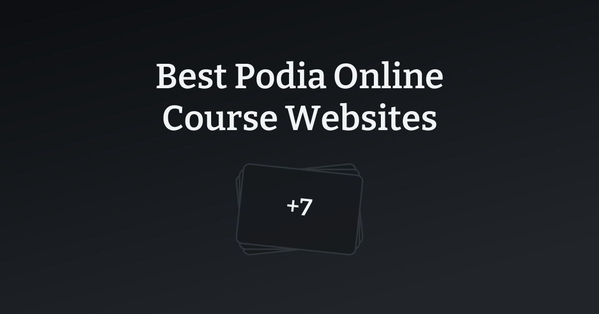 Best Podia Online Course Websites with count