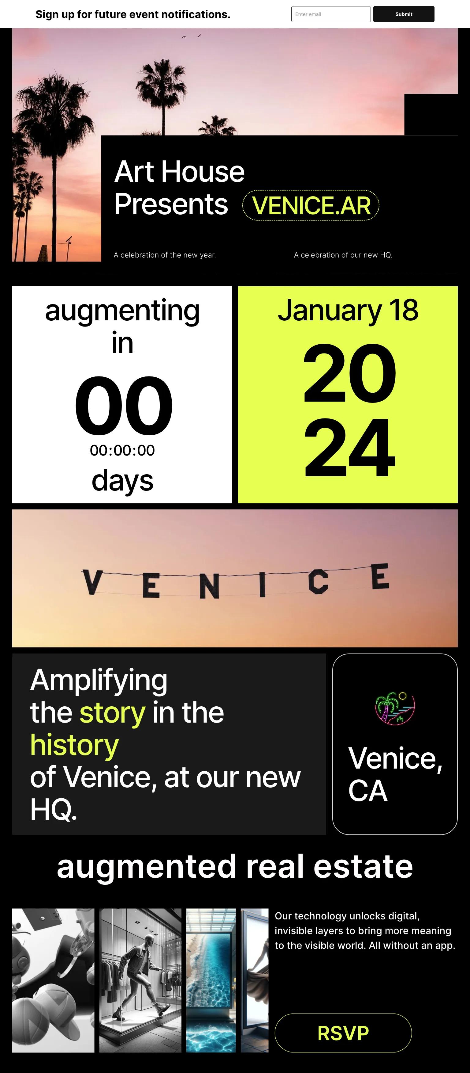 RSVP Art House screenshot