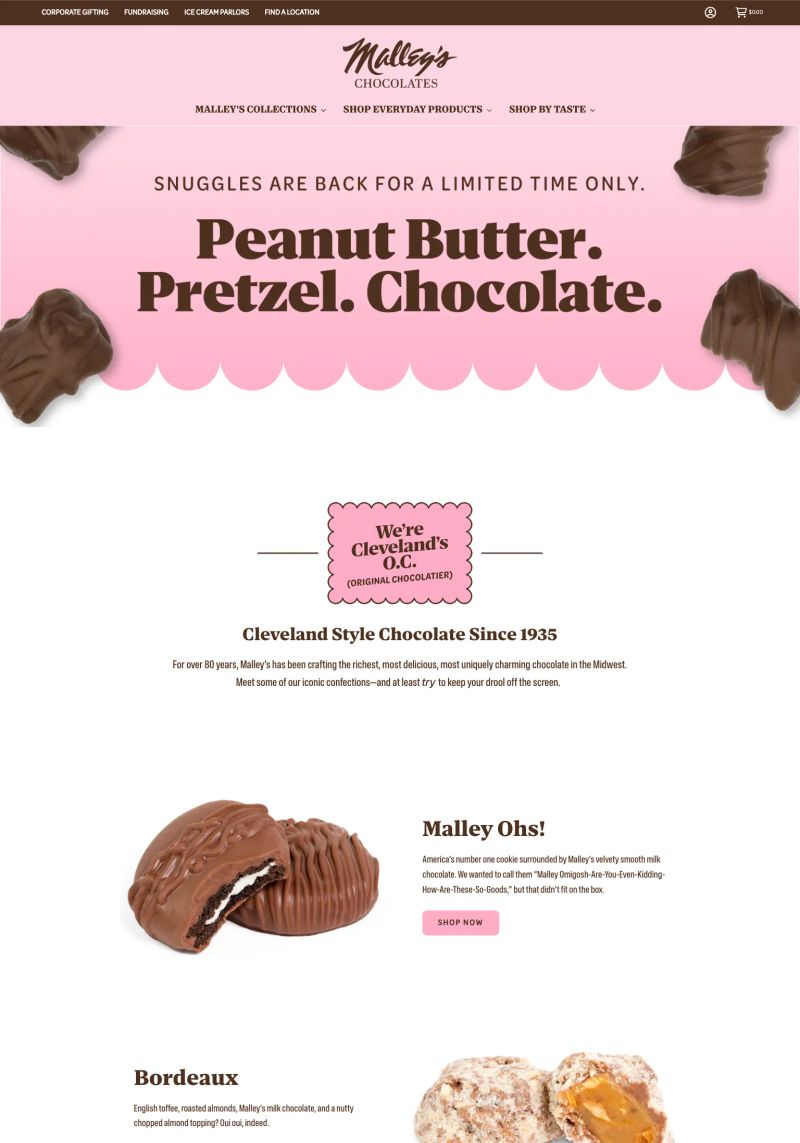 Malley's Chocolates screenshot