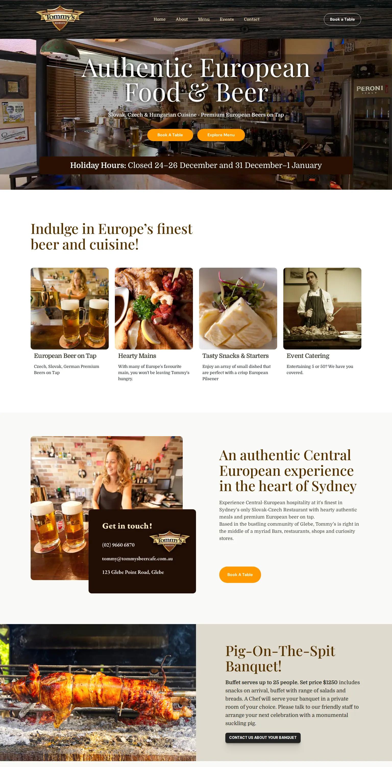 Tommy's Beer Cafe screenshot