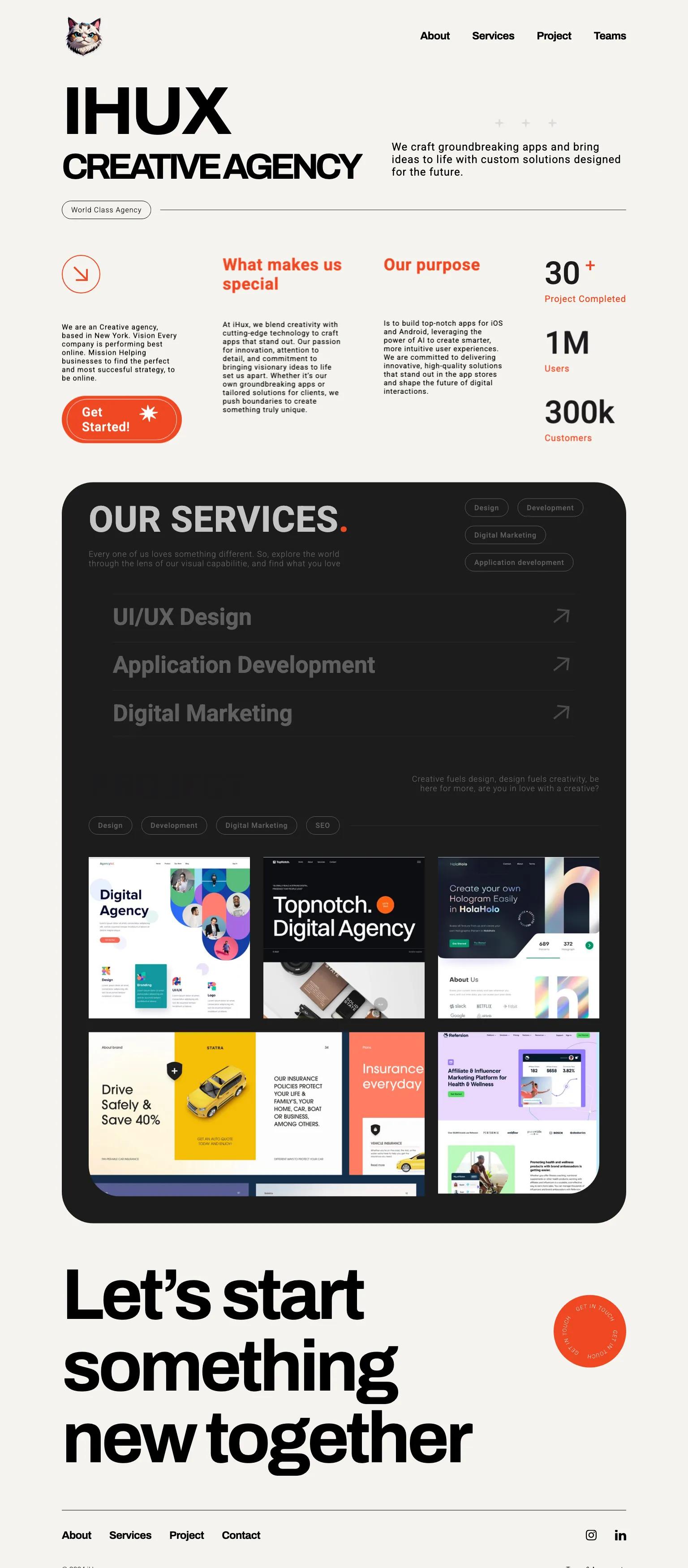 iHux Creative Agency screenshot