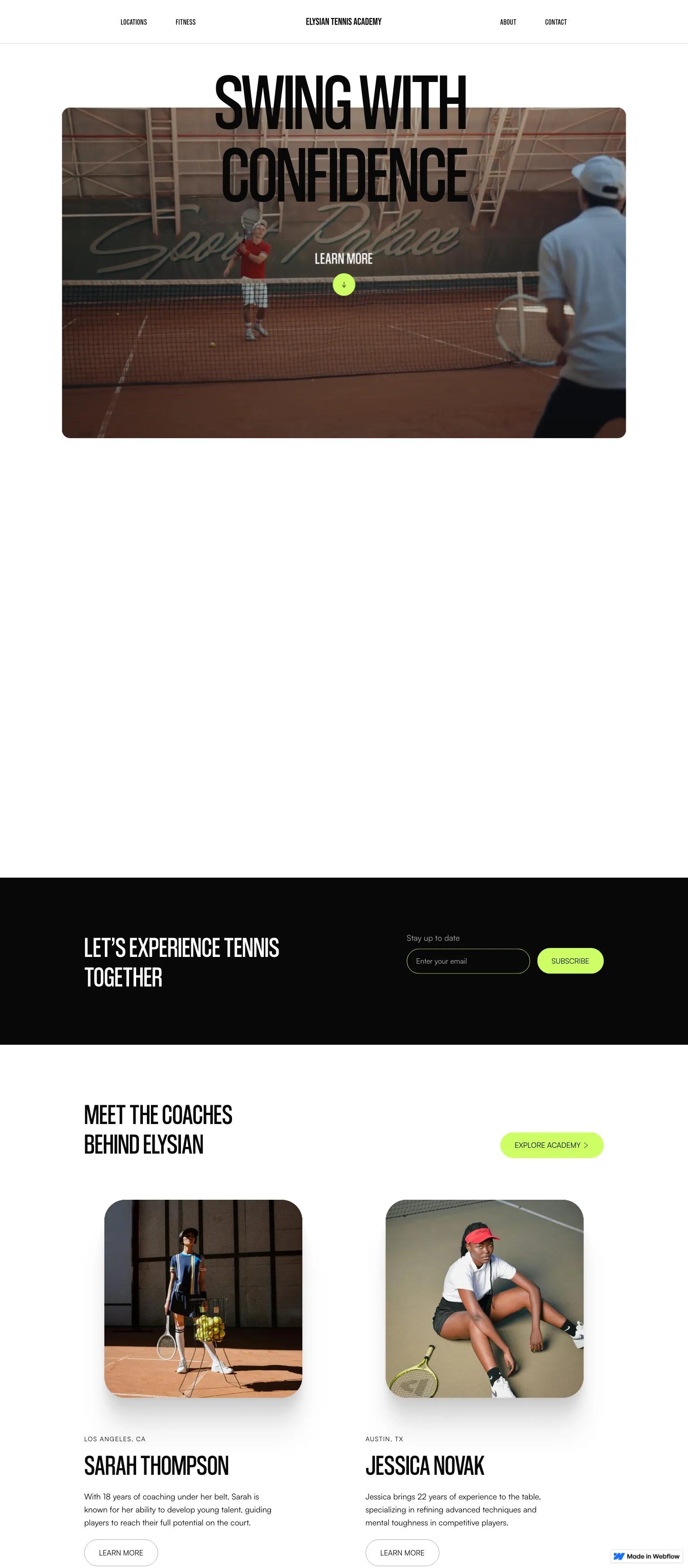 Elysian Tennis screenshot