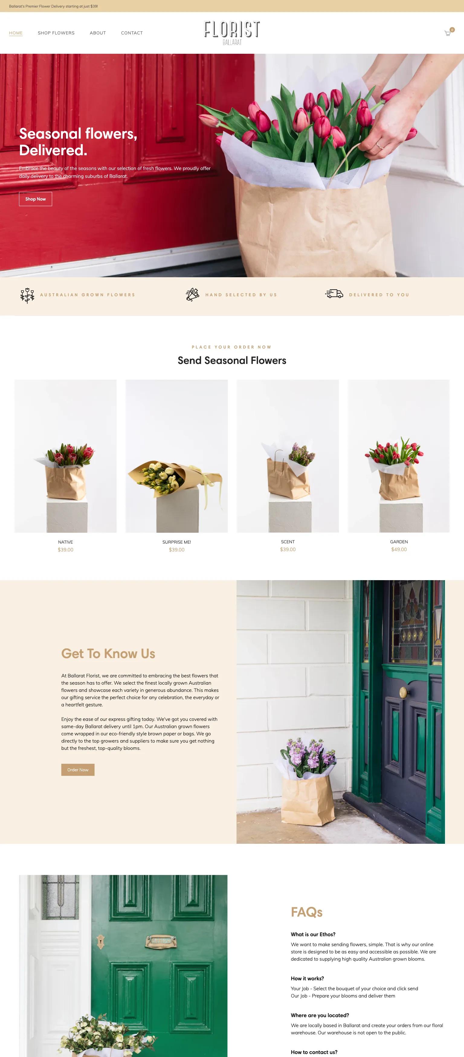 Ballarat Florist screenshot