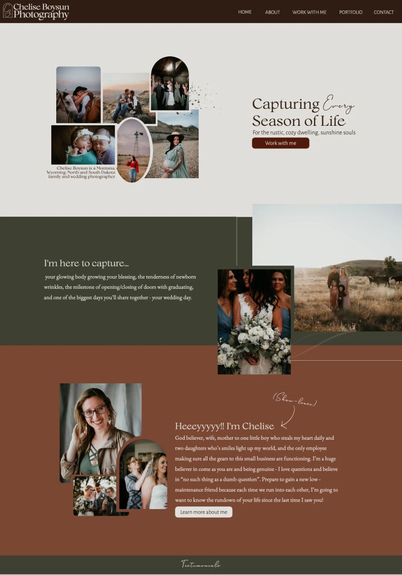 Chelise Boysun Photography screenshot