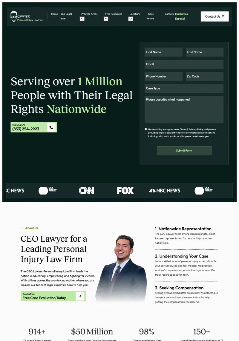 CEO Lawyer screenshot
