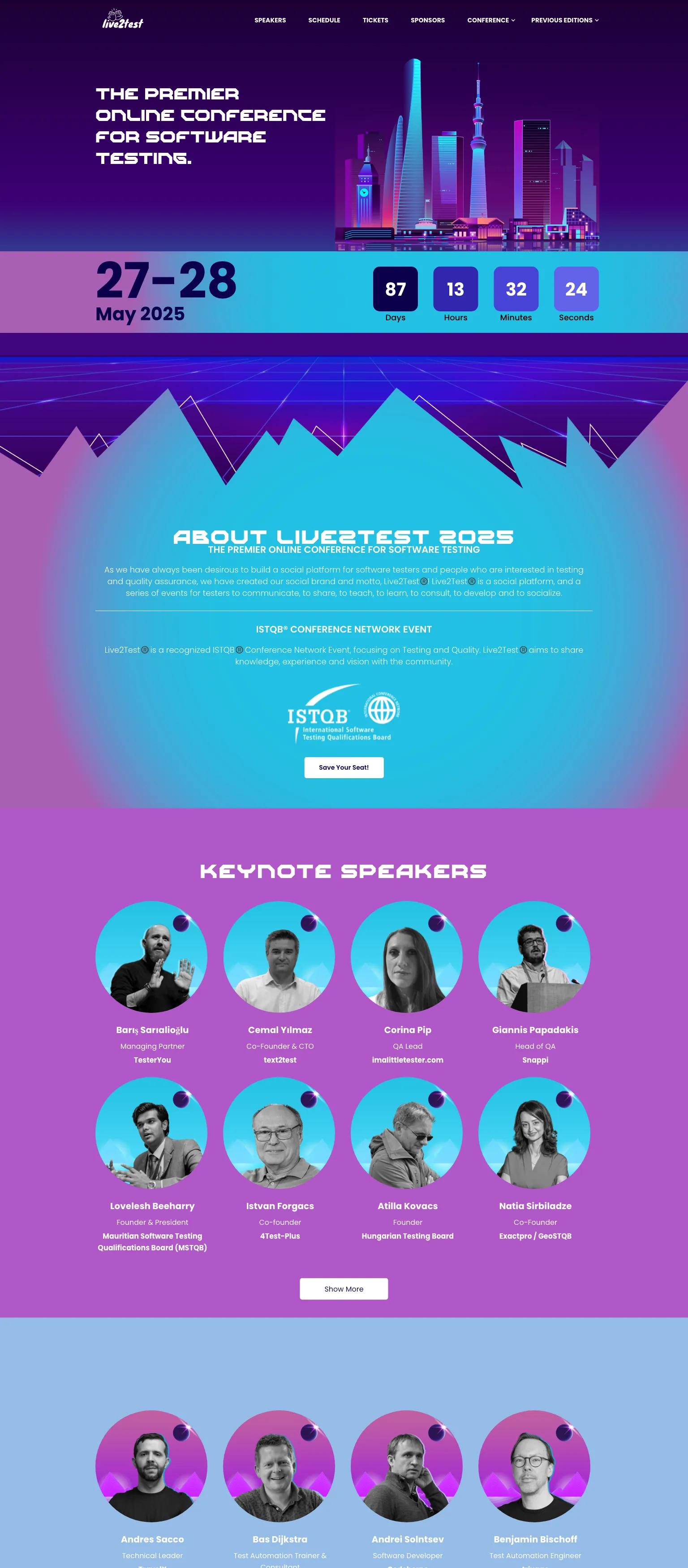 Live2Test screenshot