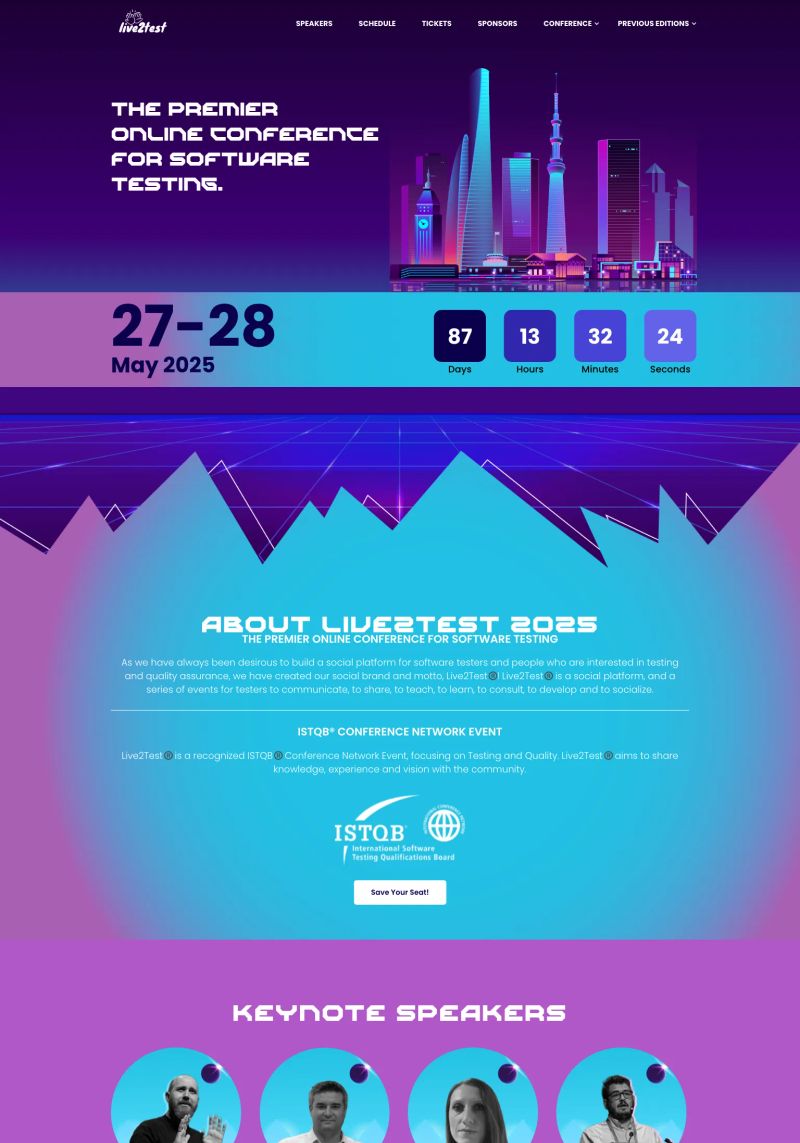 Live2Test screenshot