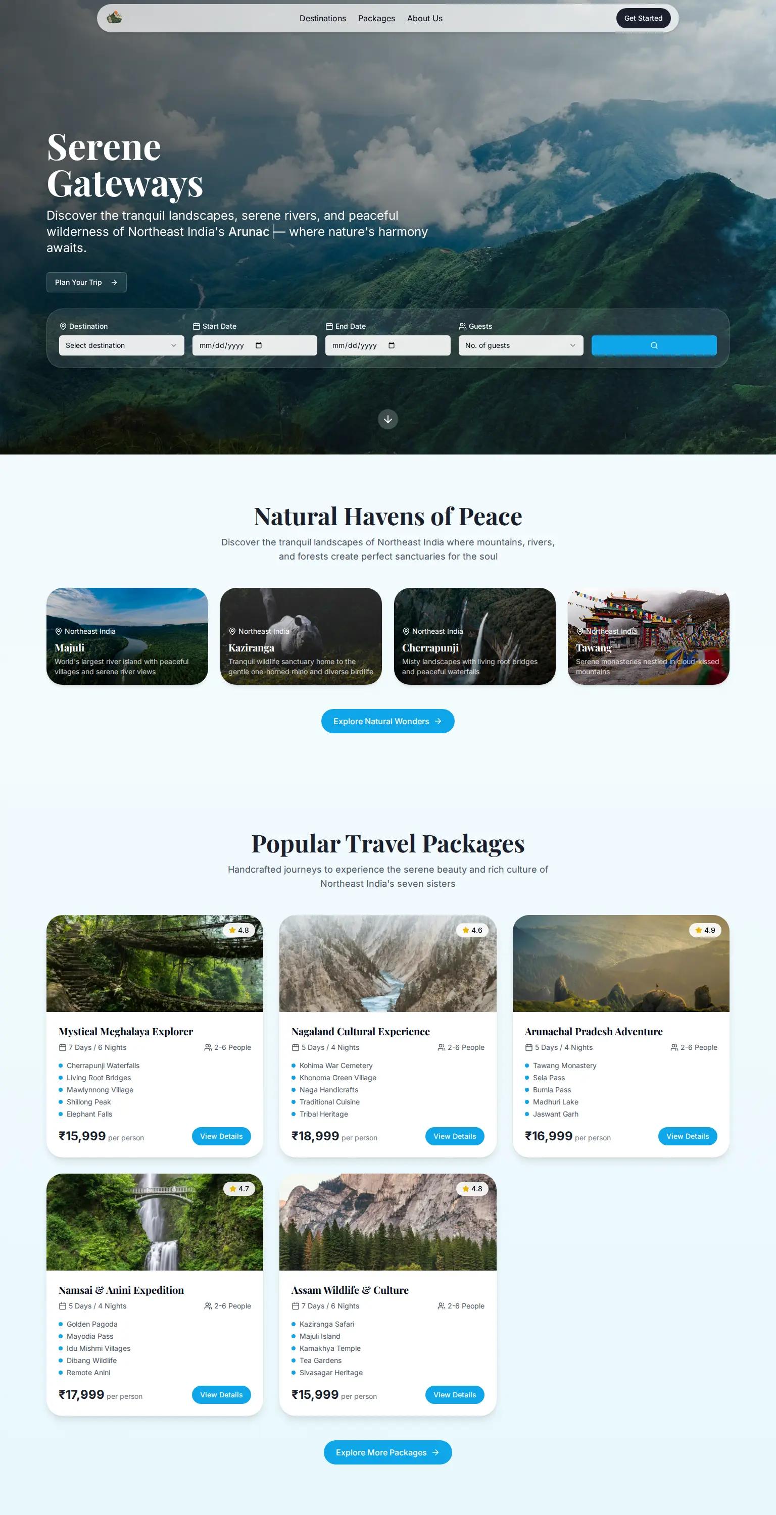 Serene Gateways screenshot
