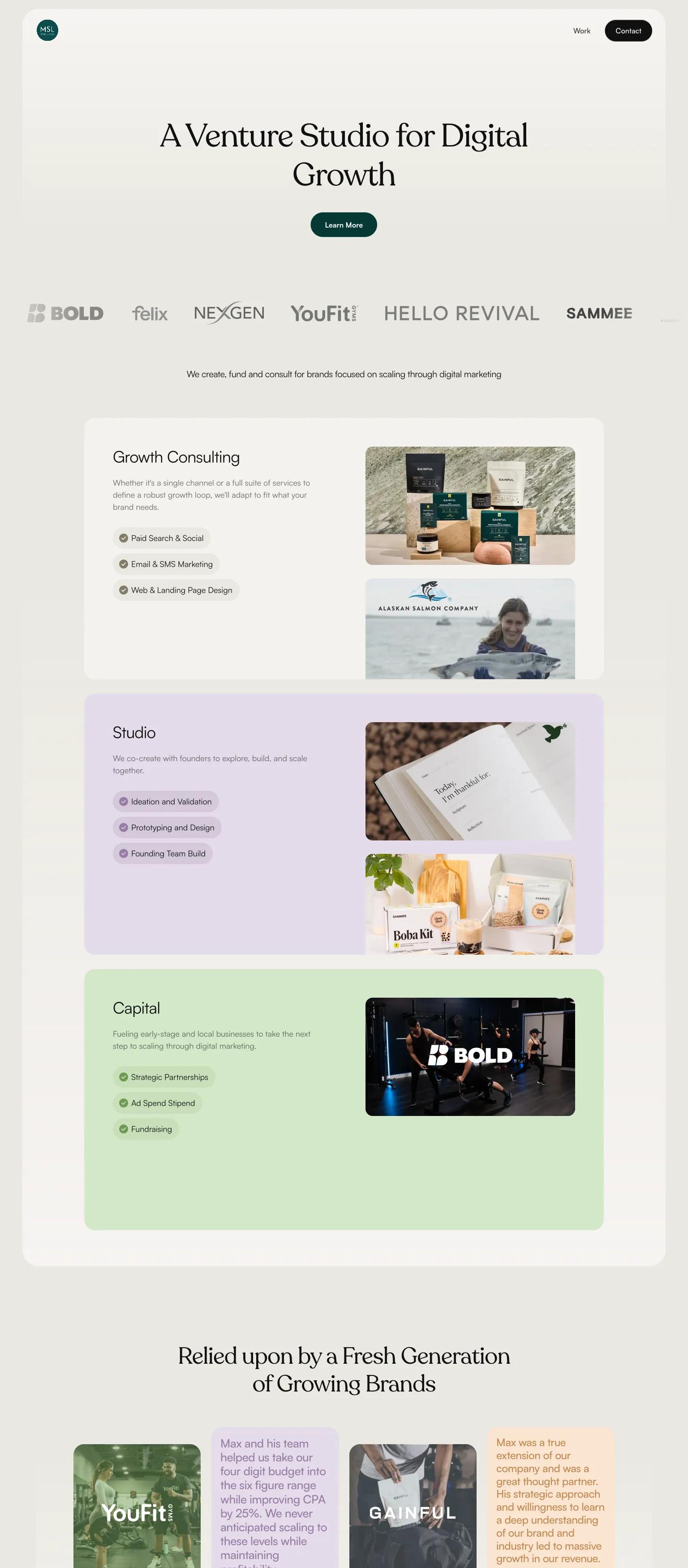 MSL Ventures screenshot