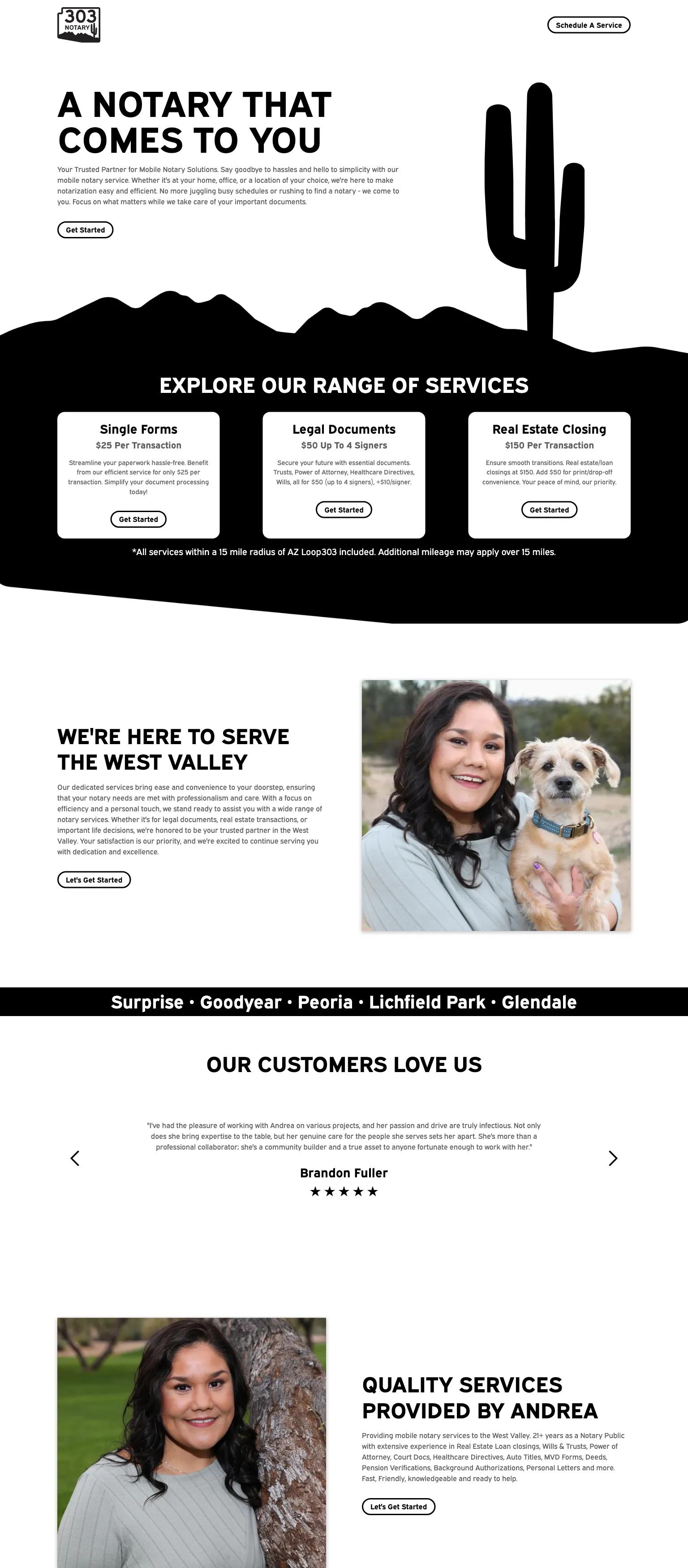 303 Notary screenshot