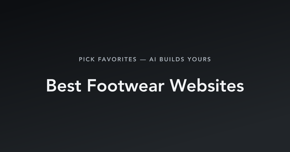 16 Best Footwear Website Examples (2026)
