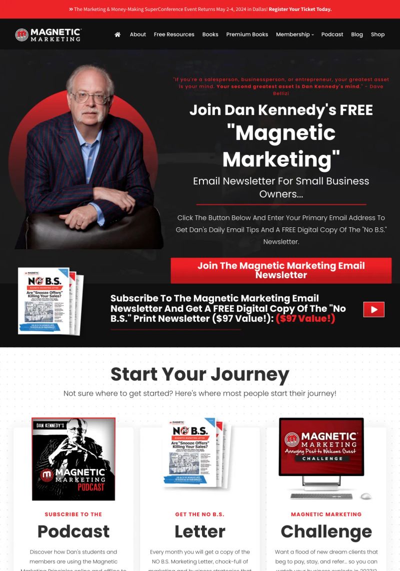 Magnetic Marketing screenshot