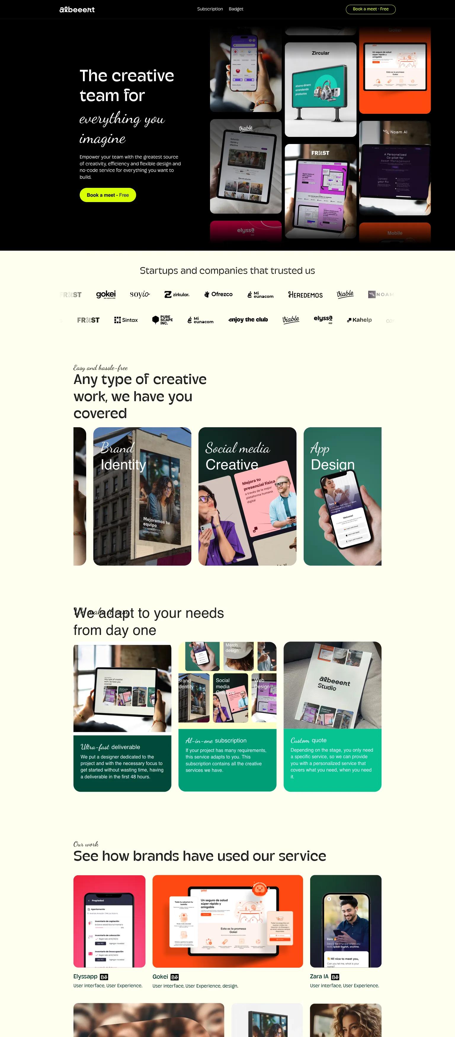 Albert Studio screenshot