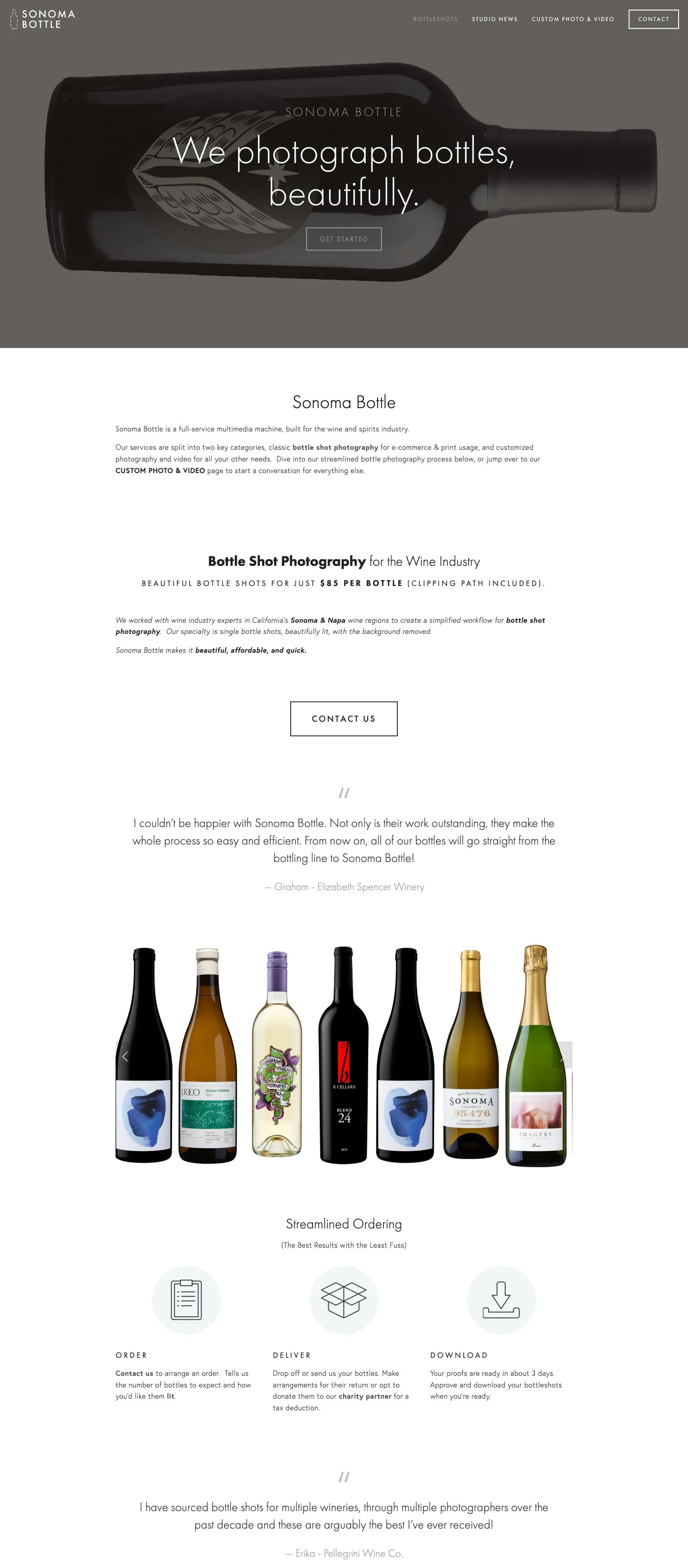 Sonoma Bottle screenshot