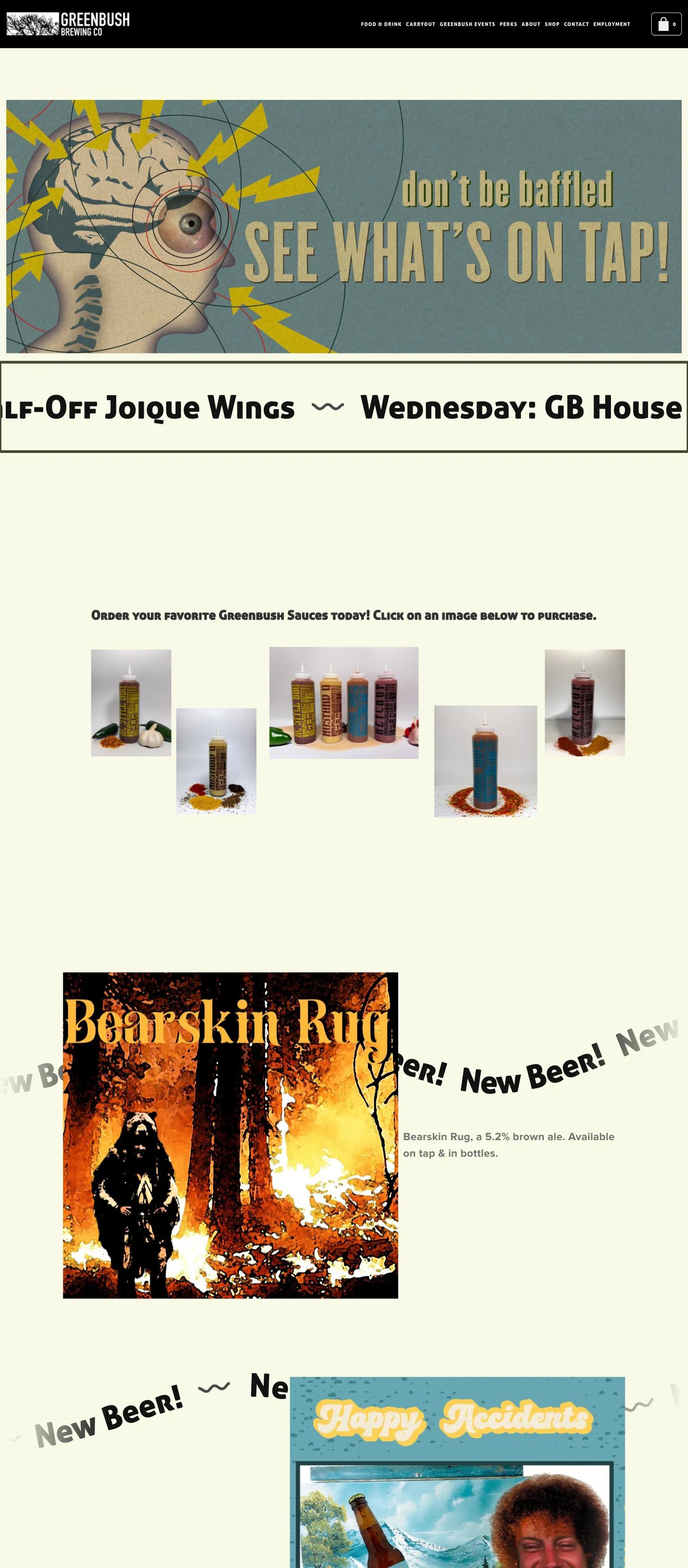 Greenbush Brewing screenshot