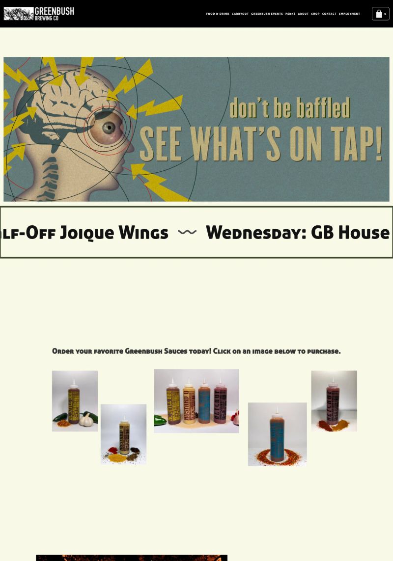 Greenbush Brewing screenshot
